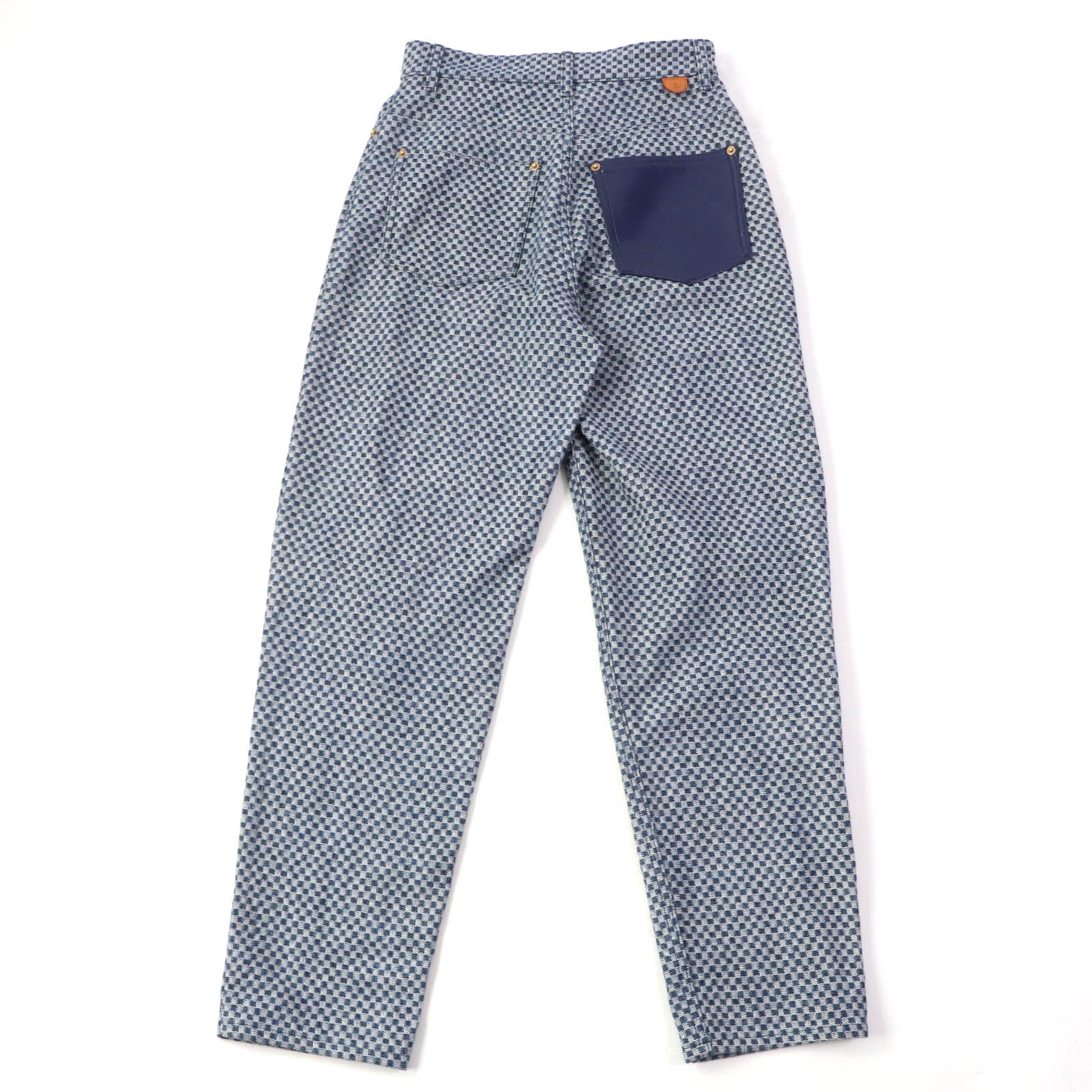 Louis Vuitton Denim Pants Navy Women