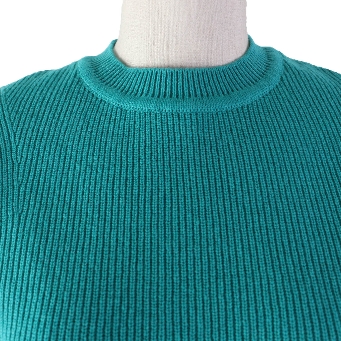 Hermes Cashmere Short Sleeve Knit Green 36 Women