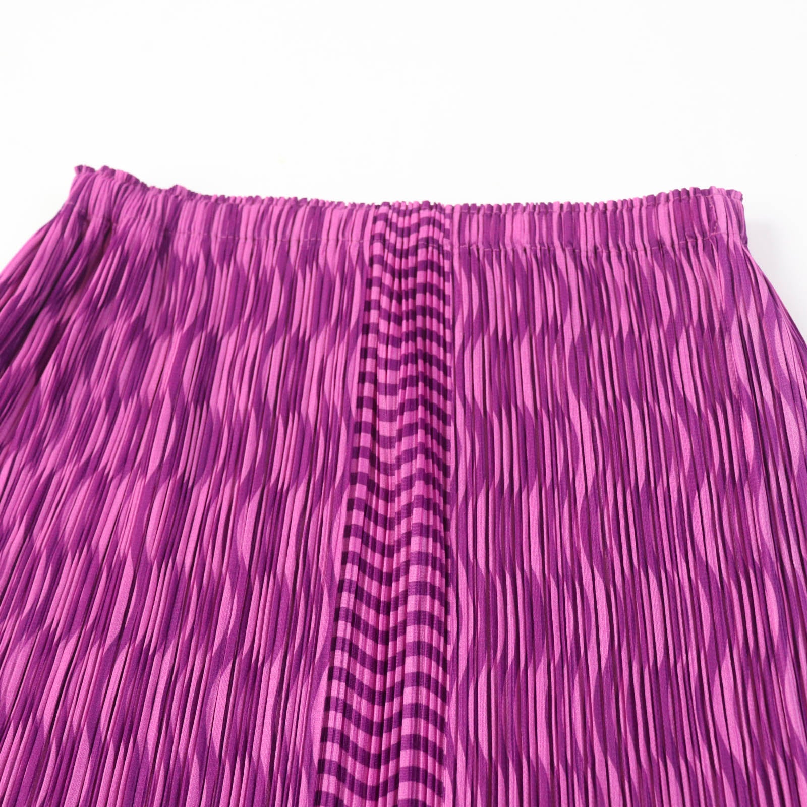 Issey Miyake Wave Pattern Shirt/Skirt Set