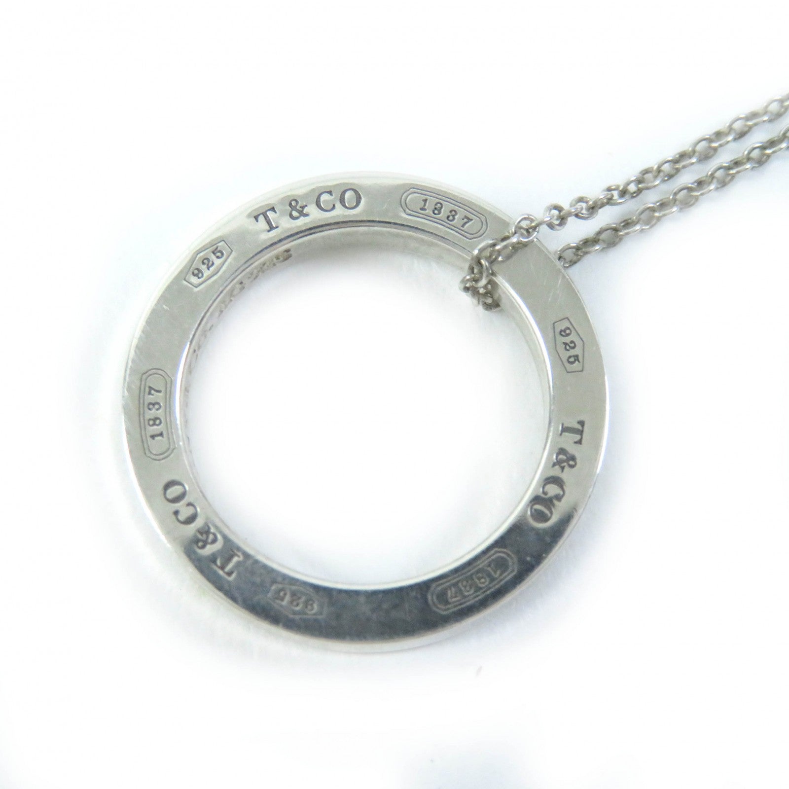 Tiffany & Co 1837 Circle Pendant Necklace