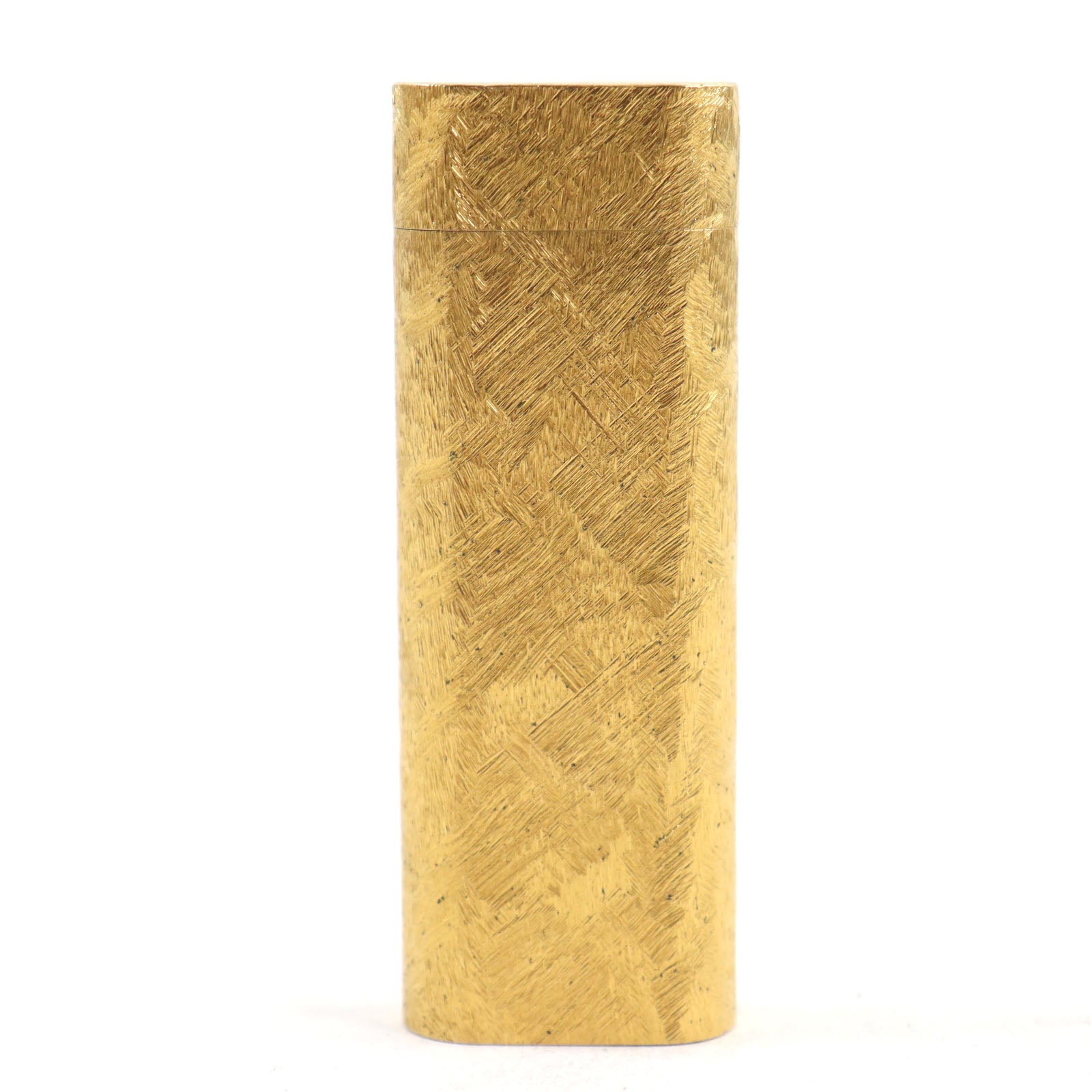 Cartier Oval Pattern Gold Lighter