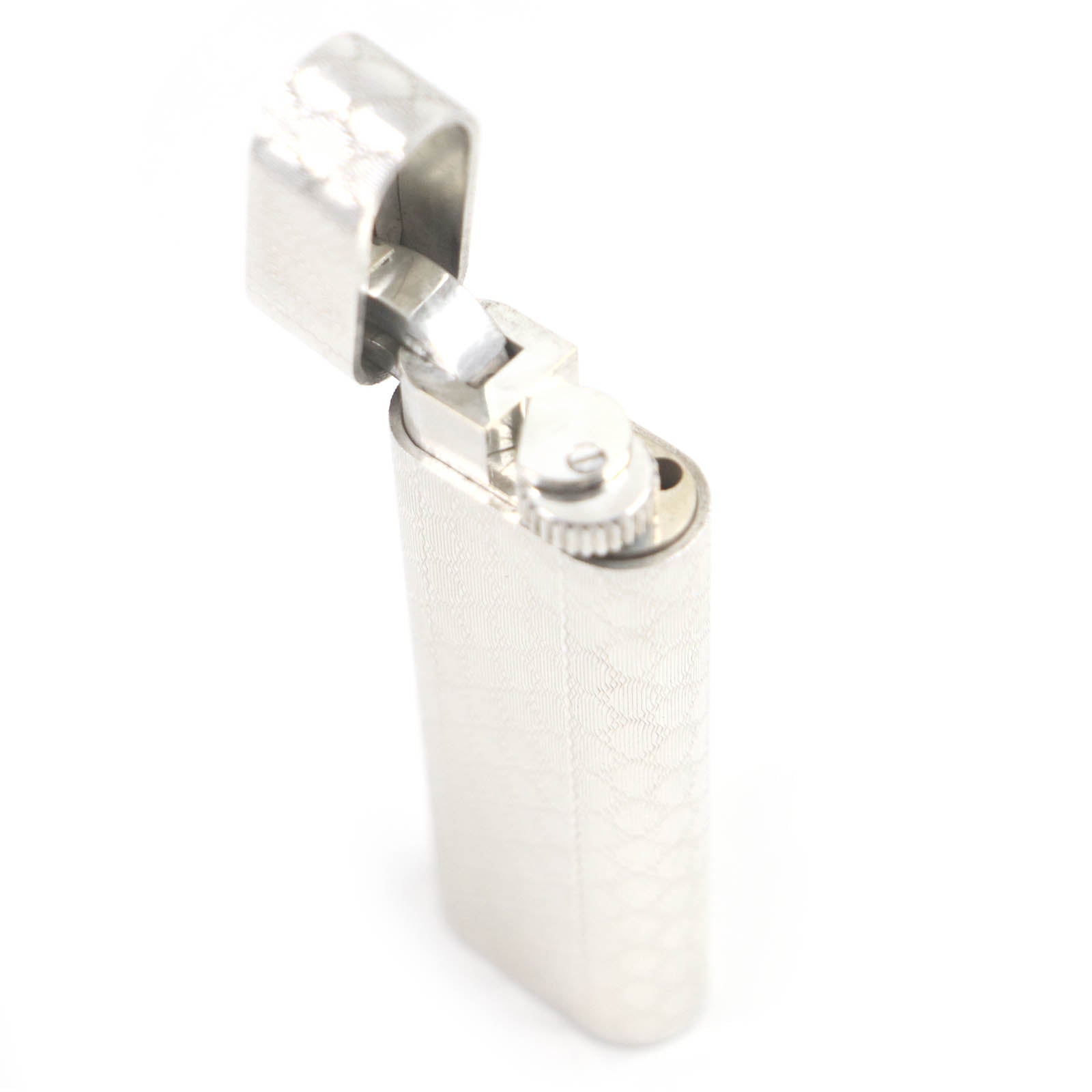 Cartier Oval Roller Gas Lighter Silver