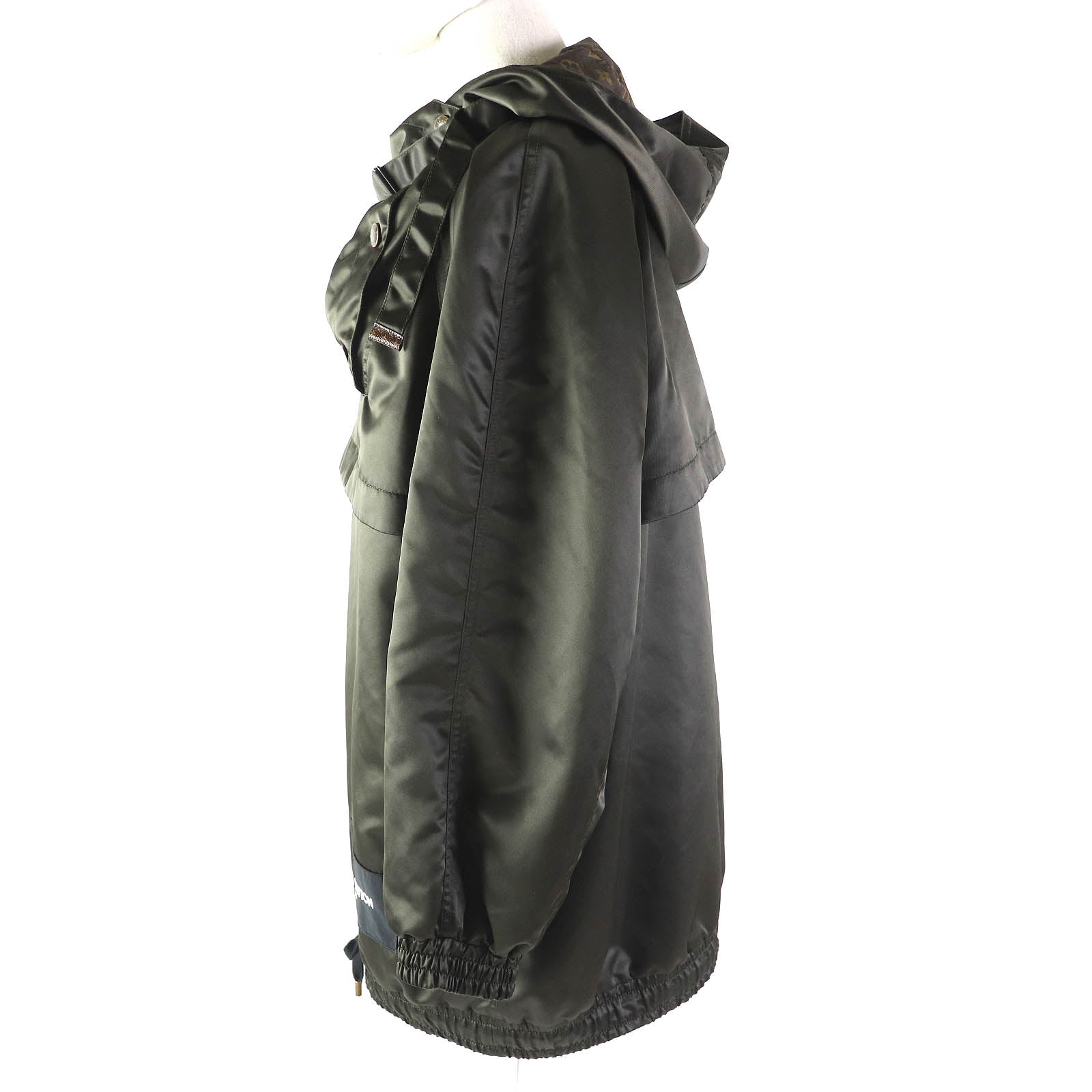 Louis Vuitton Monogram Nylon Hooded Parka Jacket