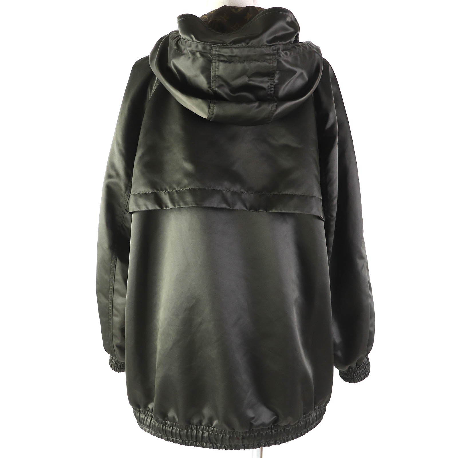 Louis Vuitton Monogram Nylon Hooded Parka Jacket