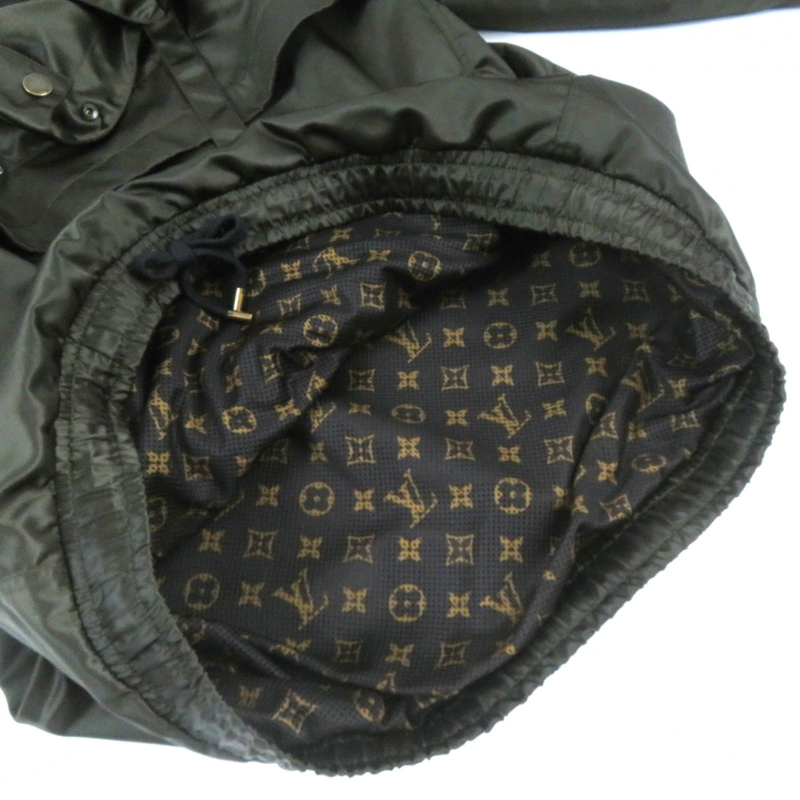 Louis Vuitton Monogram Nylon Hooded Parka Jacket