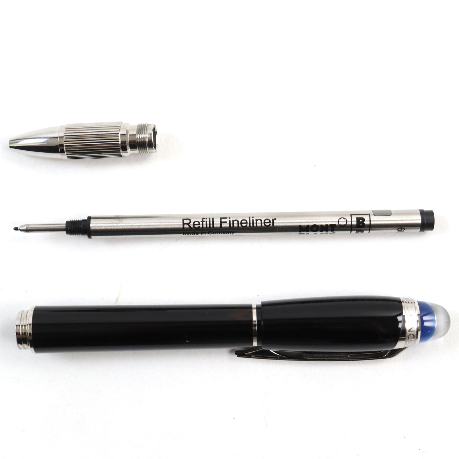 Montblanc Starwalker Ballpoint Pen Black Silver