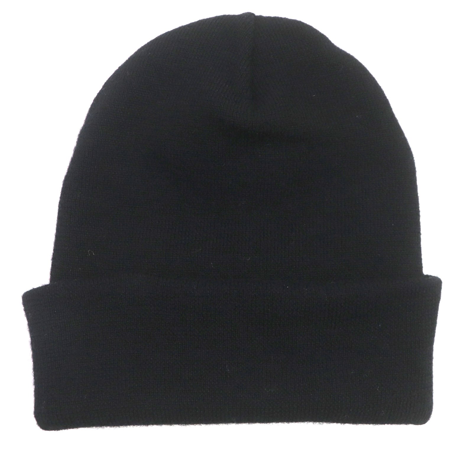 Moncler Wool Beanie Hat with Logo Patch