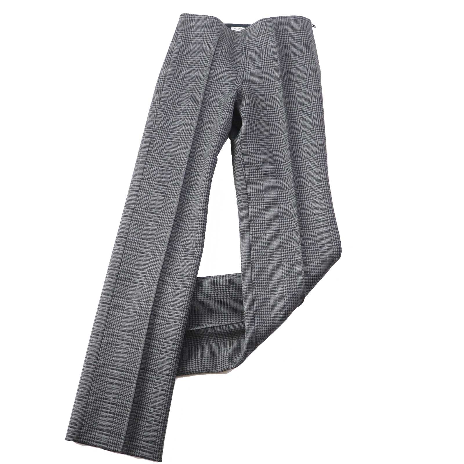 Balenciaga Glen Check Center Press Pants