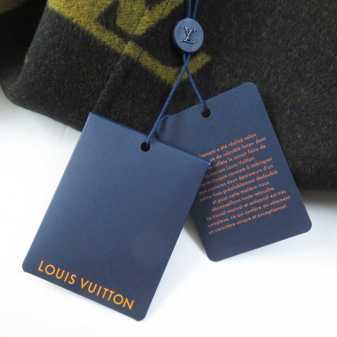 Louis Vuitton Wool Silk Monogram Parka Jacket