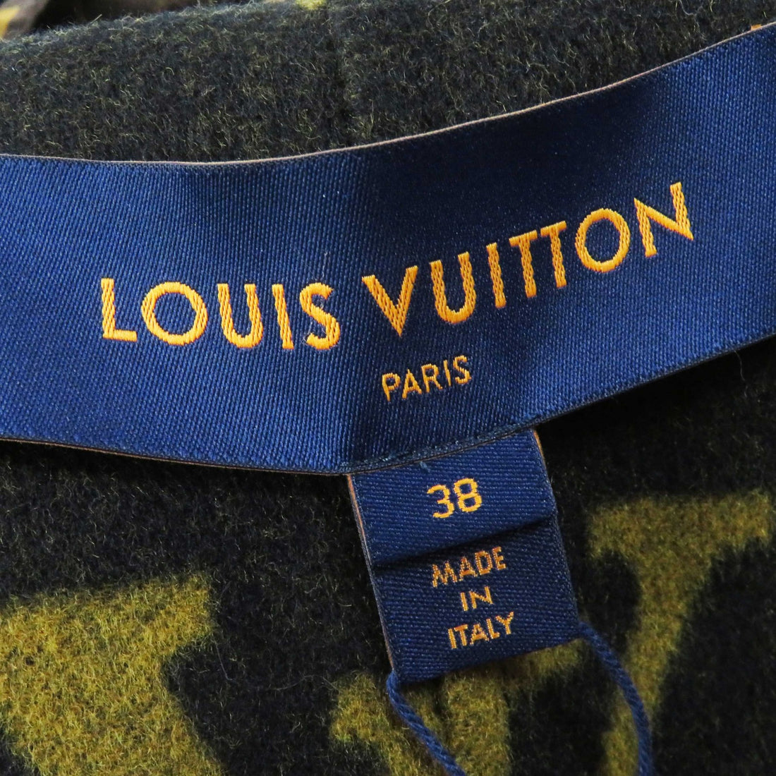 Louis Vuitton Wool Silk Monogram Parka Jacket