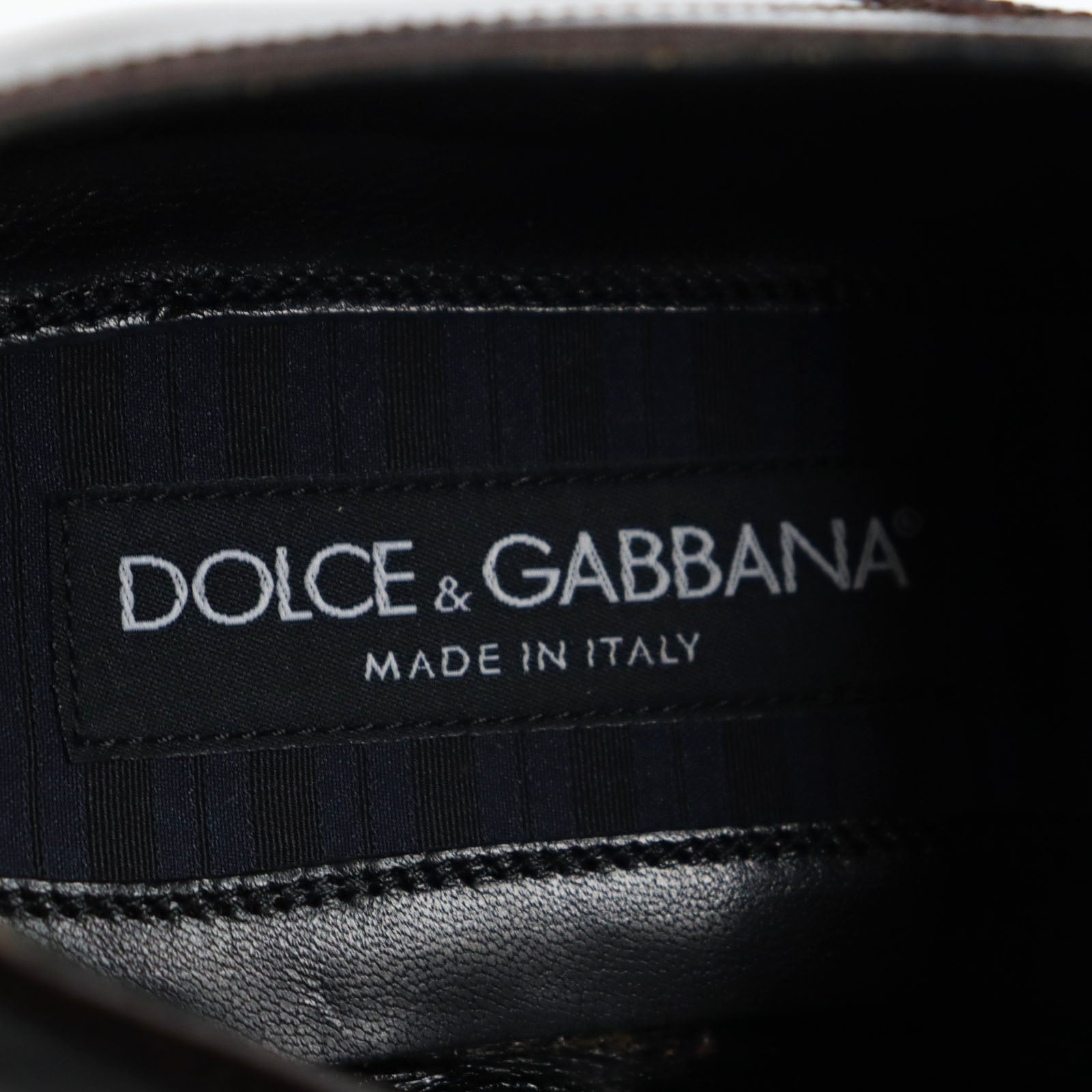 Dolce & Gabbana Leather Shoes Black 8.5