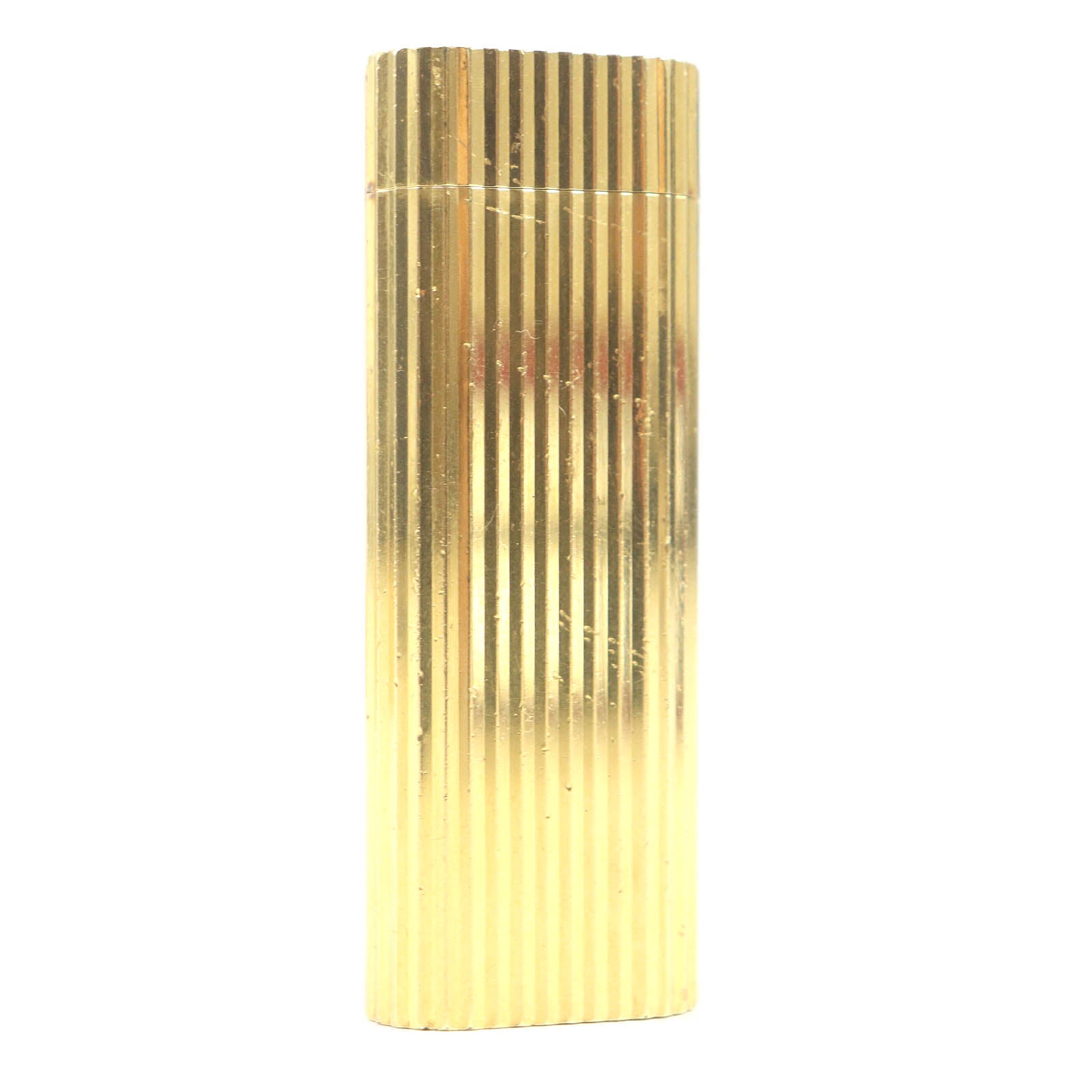 Cartier Oval Roller Gas Lighter Gold