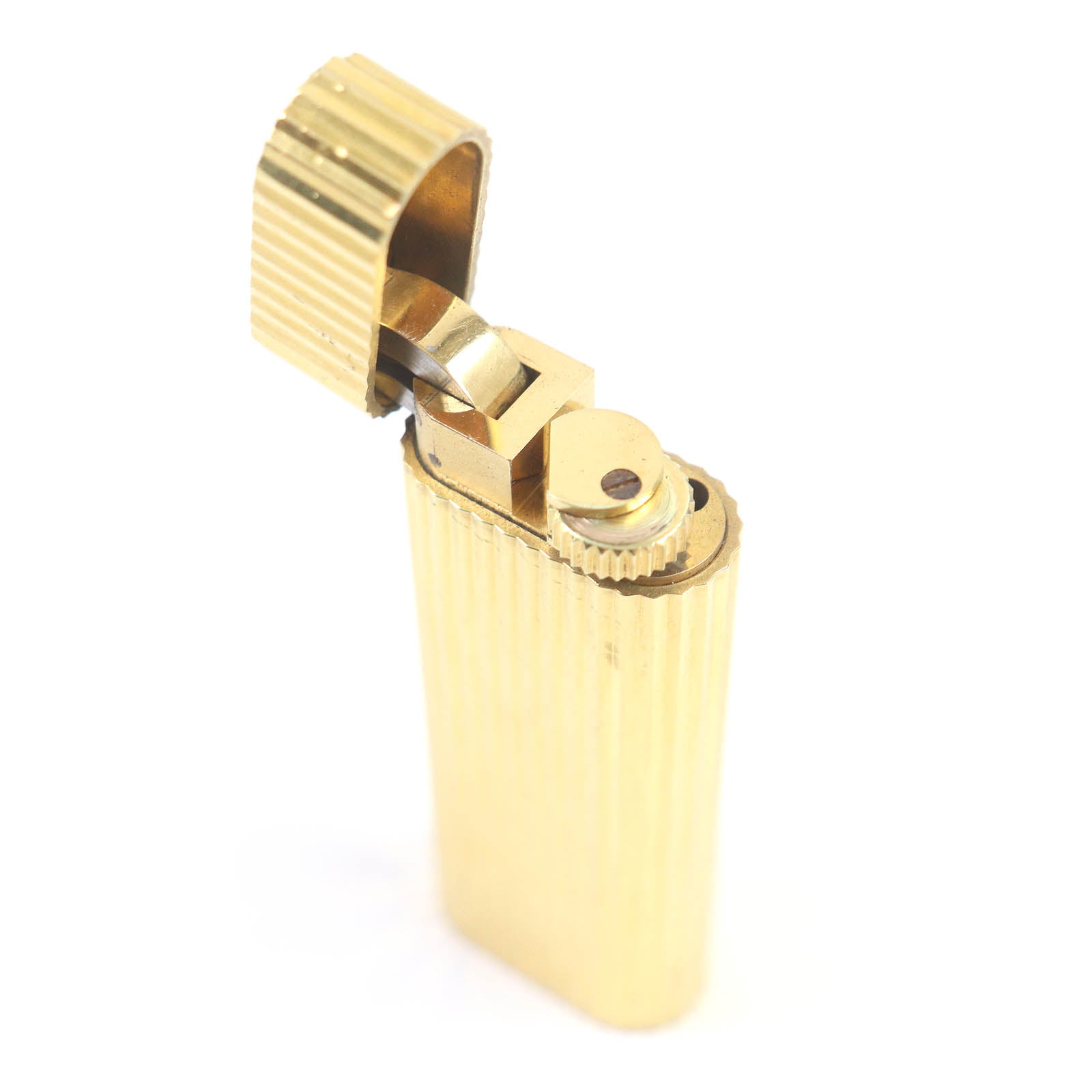 Cartier Oval Roller Gas Lighter Gold