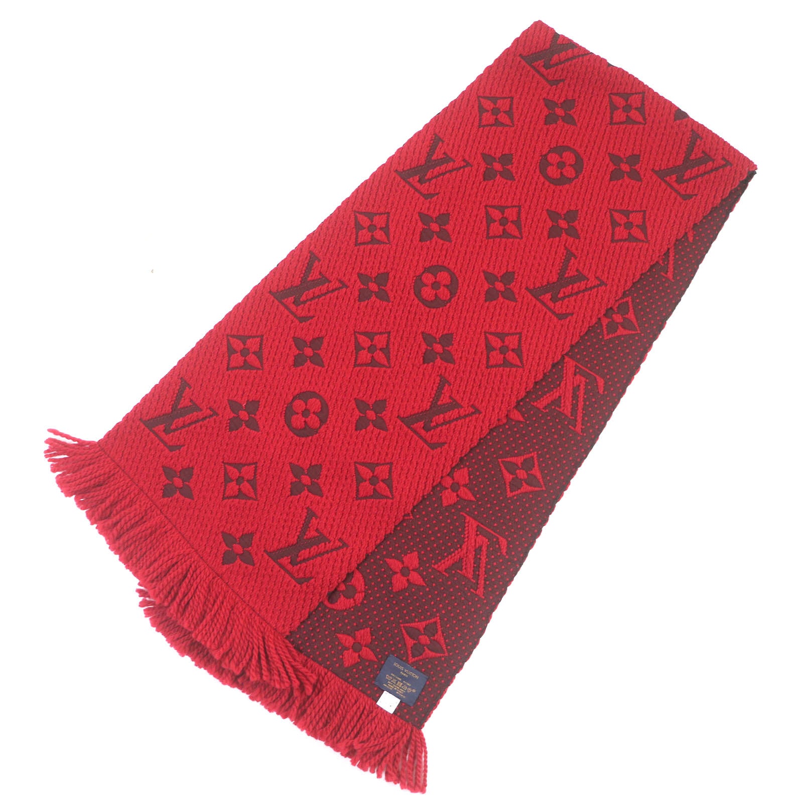 Louis Vuitton Logomania Wool Silk Monogram Scarf