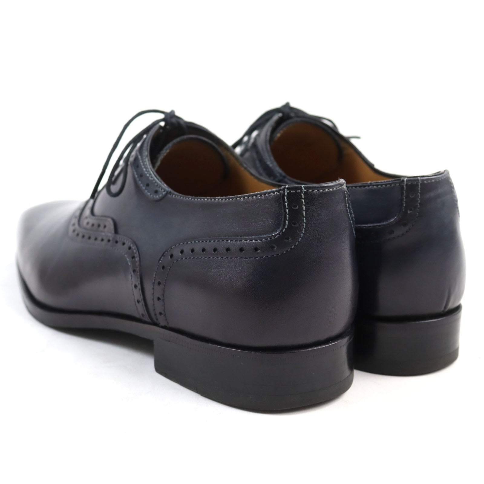 FRANCESCO BENIGNO Leather Shoes Navy 5.5