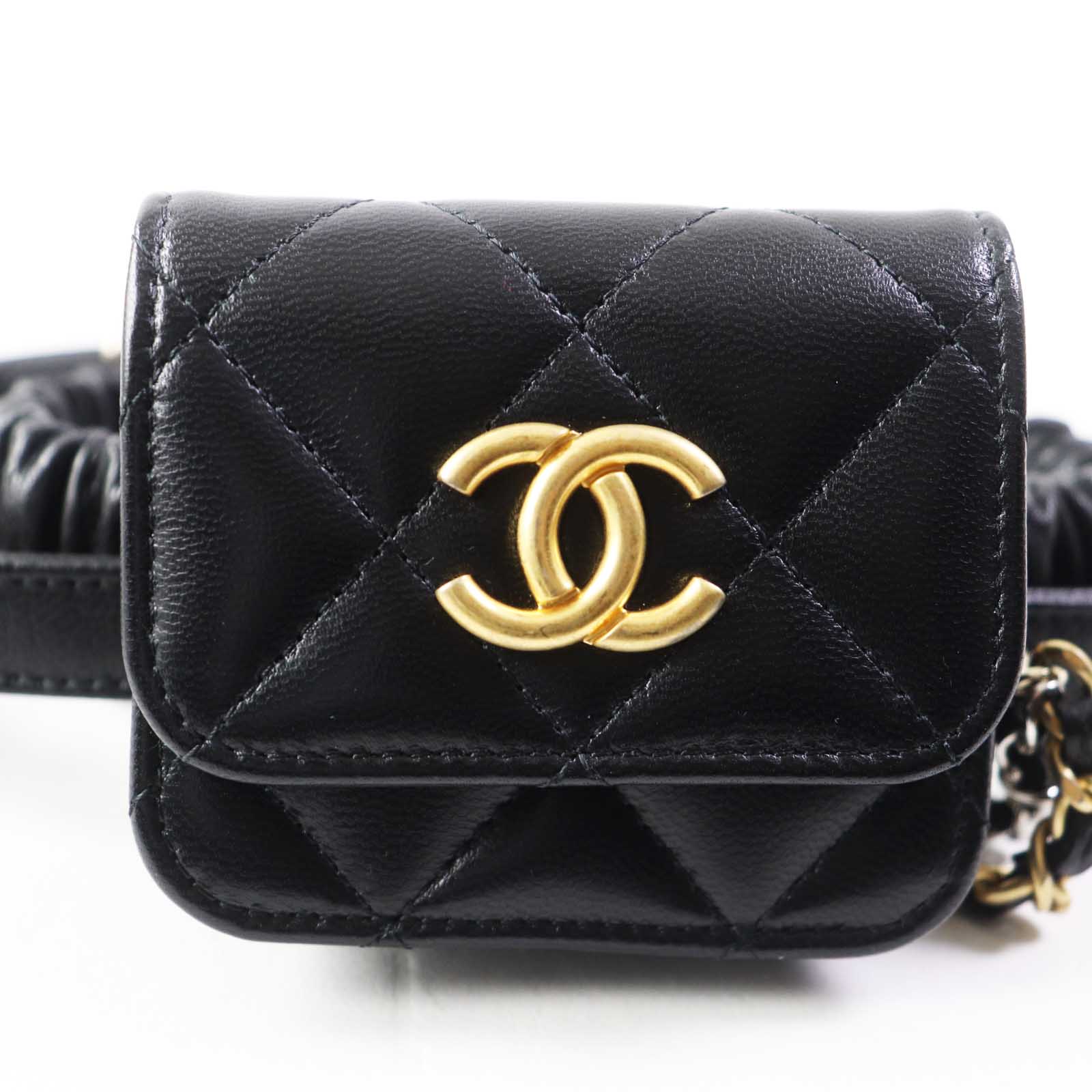 Chanel Lamb Leather AirPods Case Matelasse AP2553