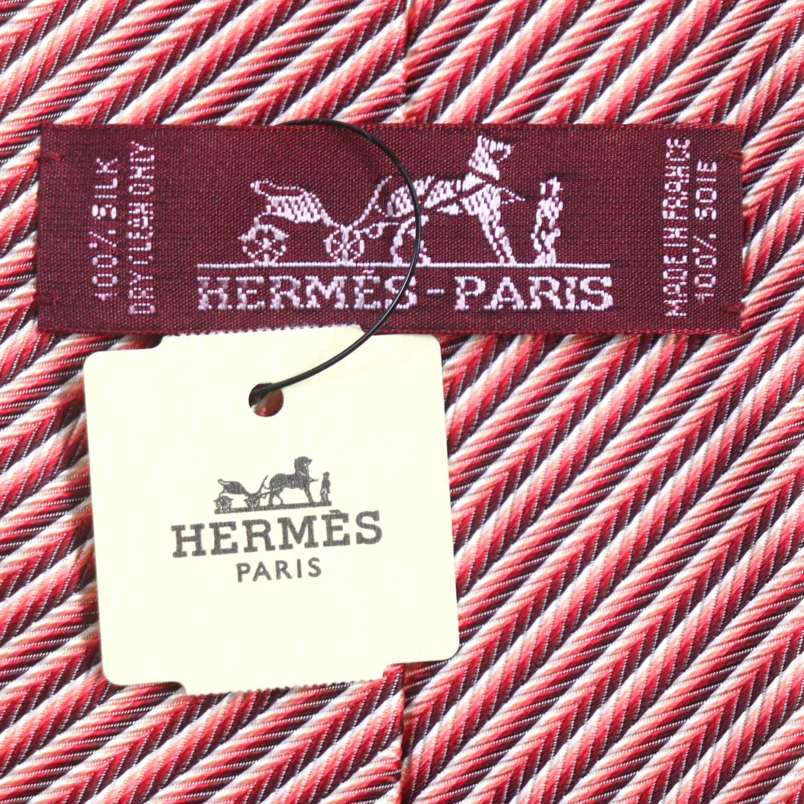 Hermes Silk Tie Stripe Pattern