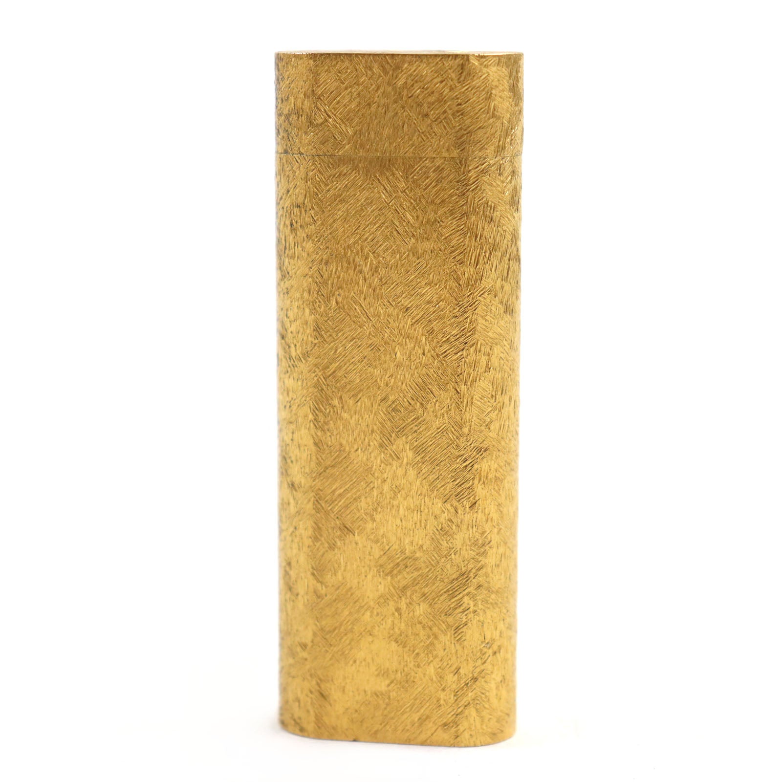 Cartier Oval Pattern Gold Lighter