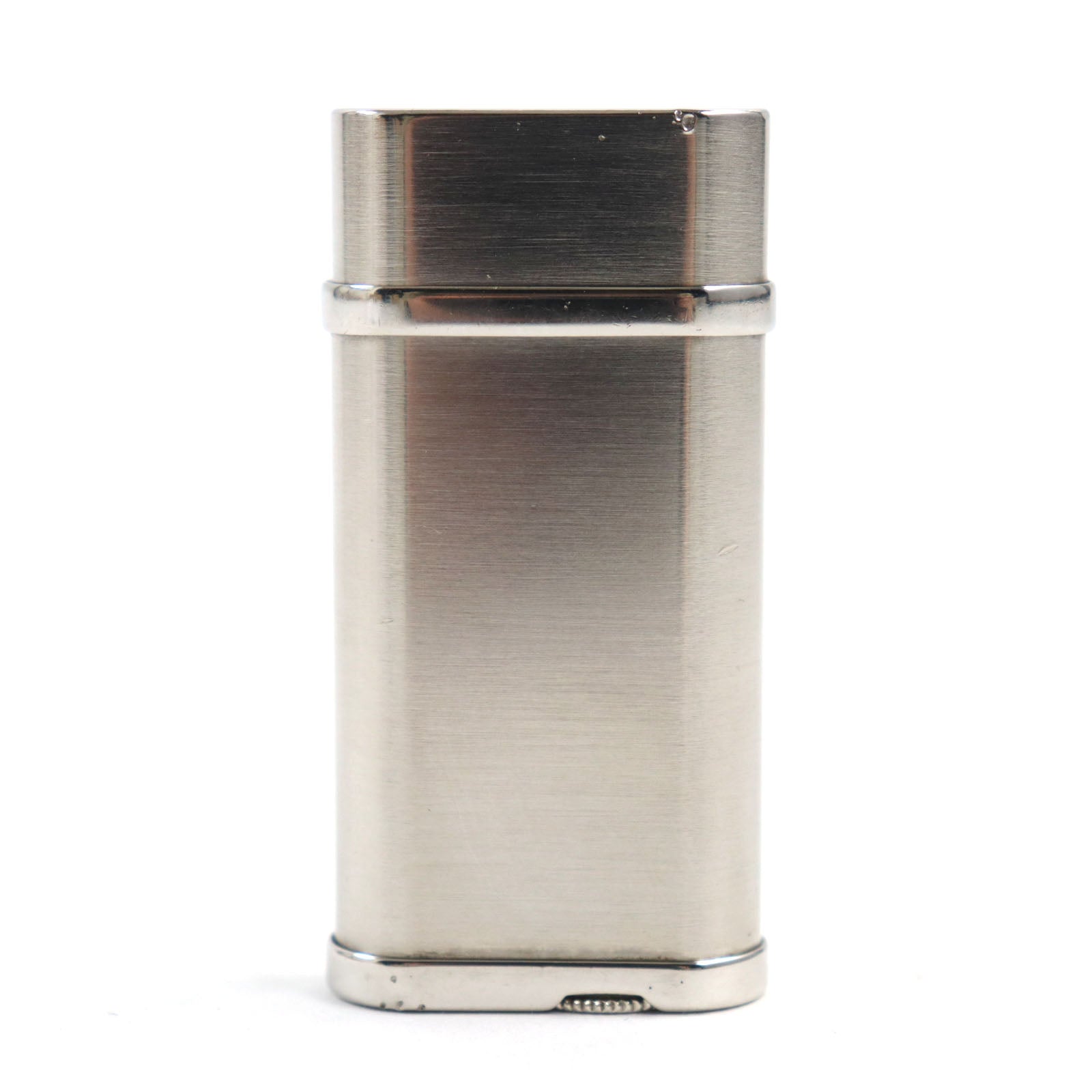 Cartier Silver Oval Lighter Logo Engraving