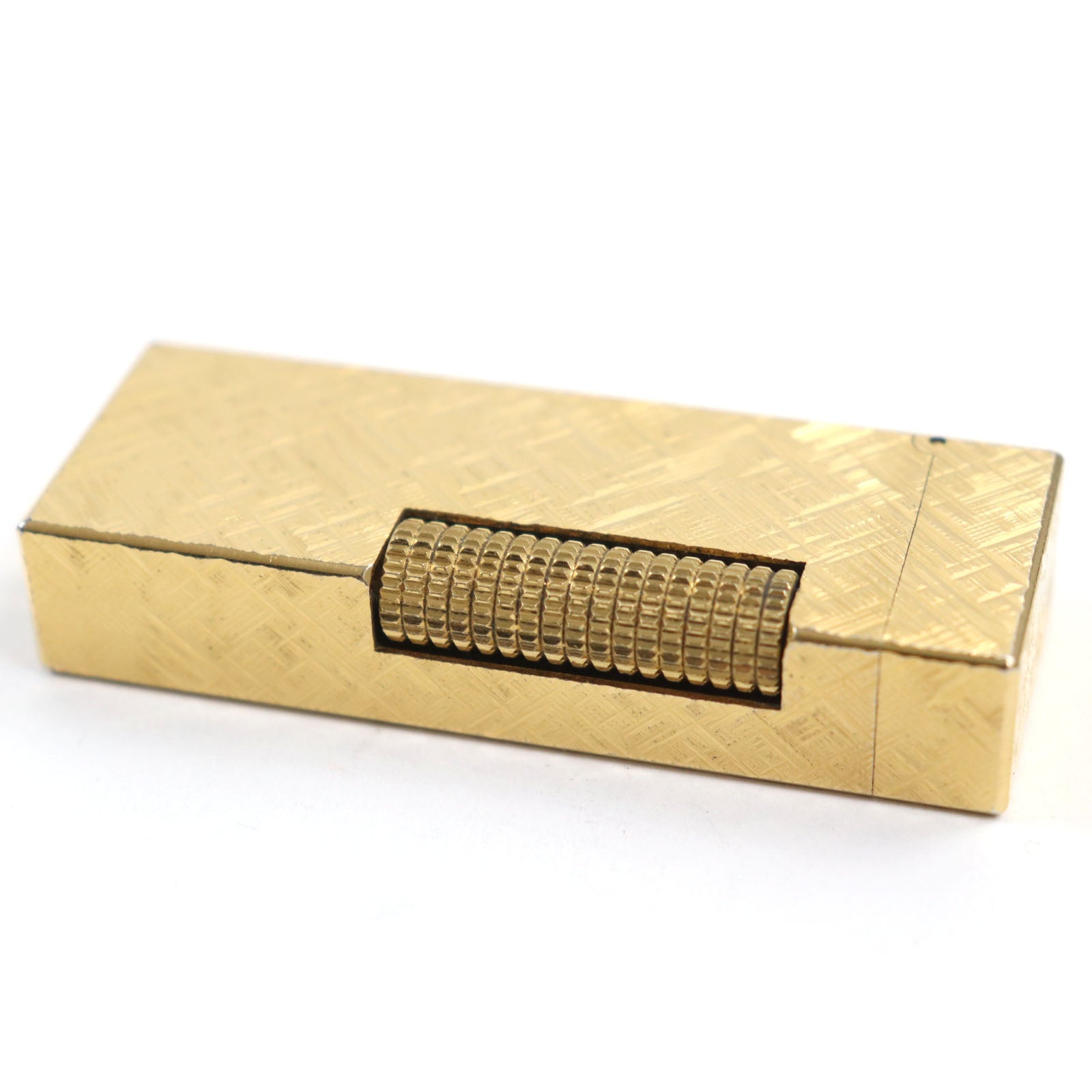 Dunhill Square Roller Lighter Gold Swiss Made