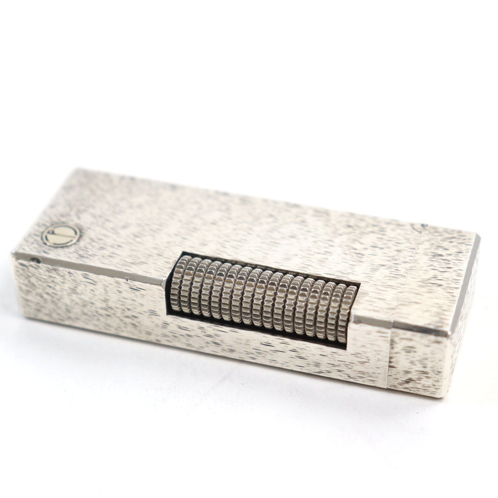 Dunhill Metal Logo Roller Lighter Silver