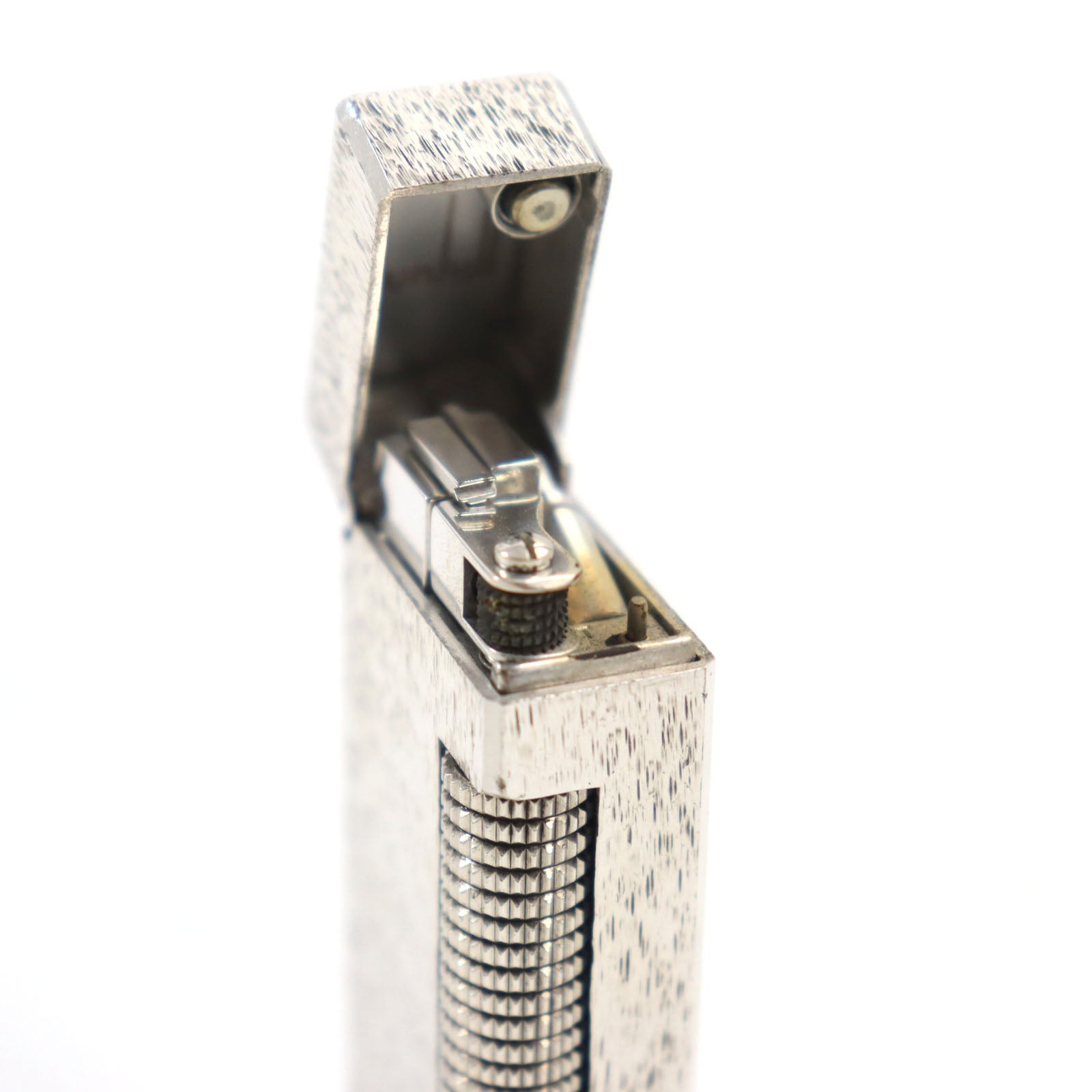 Dunhill Metal Logo Roller Lighter Silver