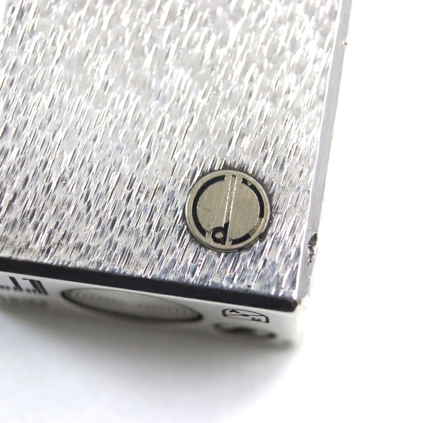 Dunhill Metal Logo Roller Lighter Silver