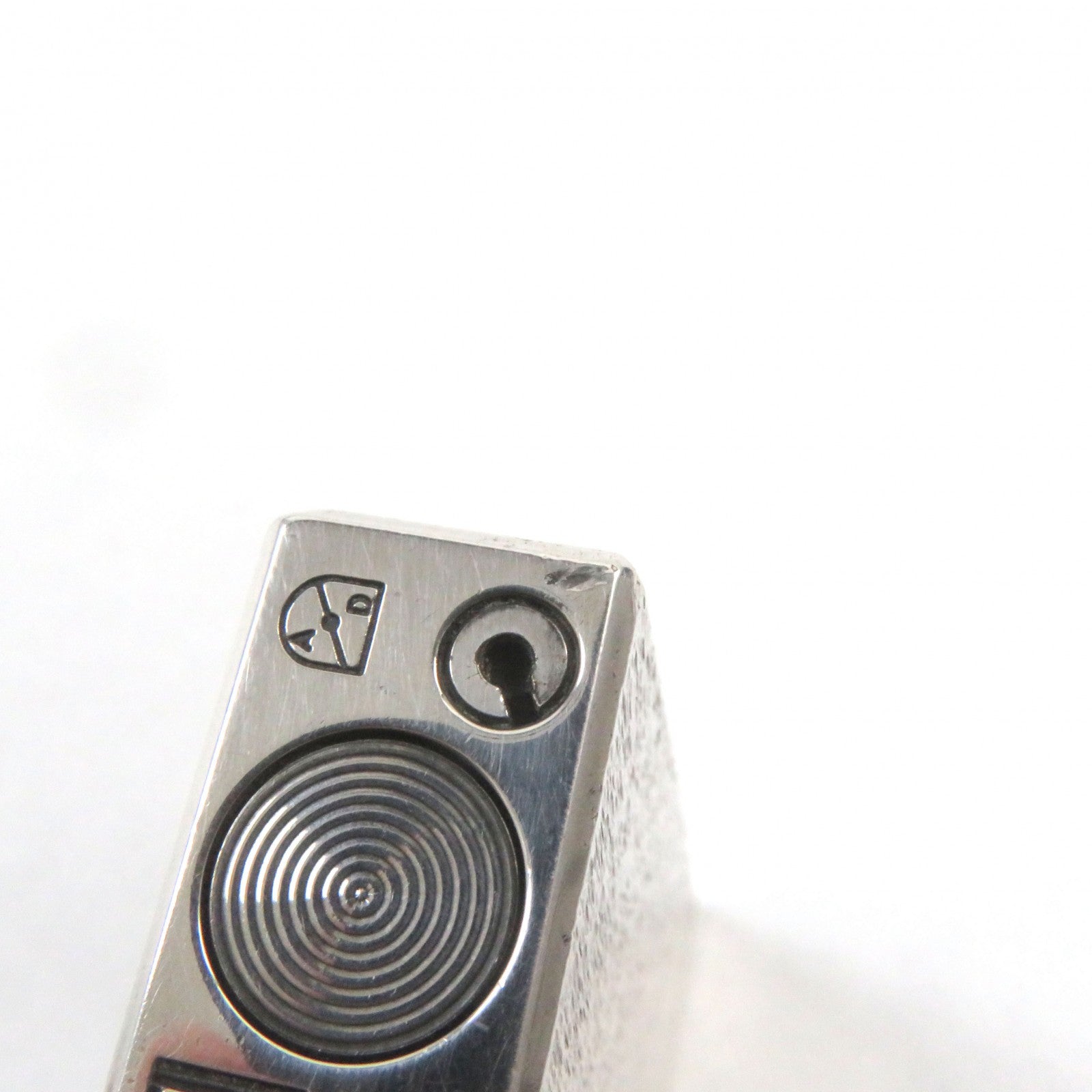 Dunhill Metal Logo Roller Lighter Silver