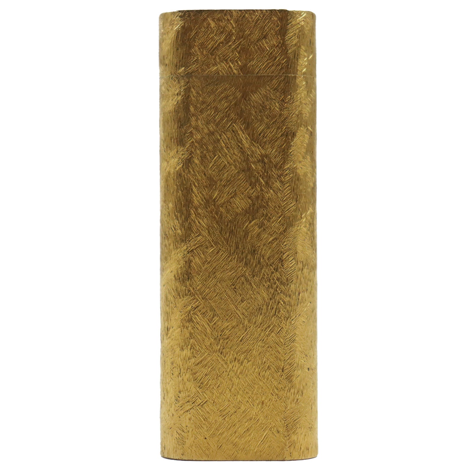 Cartier Oval Pattern Gas Lighter Gold