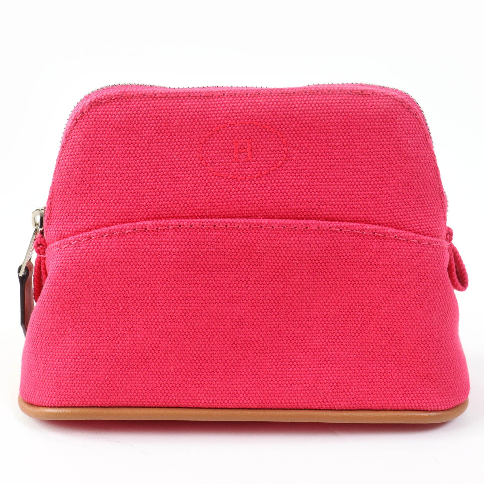 HERMES Boride Mini Pouch Cotton Makeup Bag