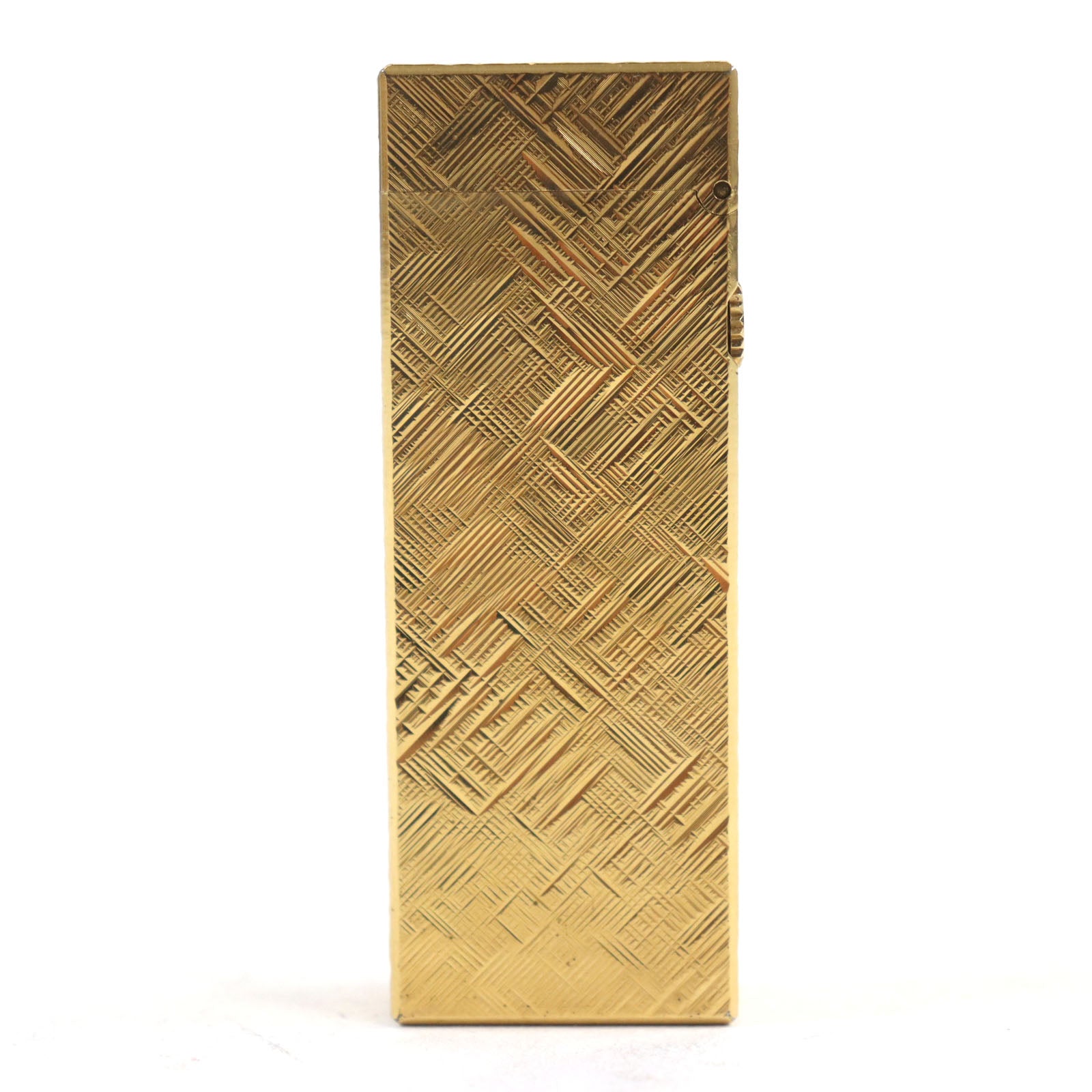 Dunhill Square Roller Lighter Gold Case