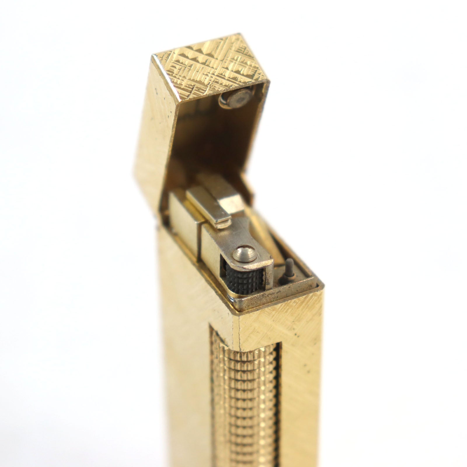 Dunhill Square Roller Lighter Gold Case