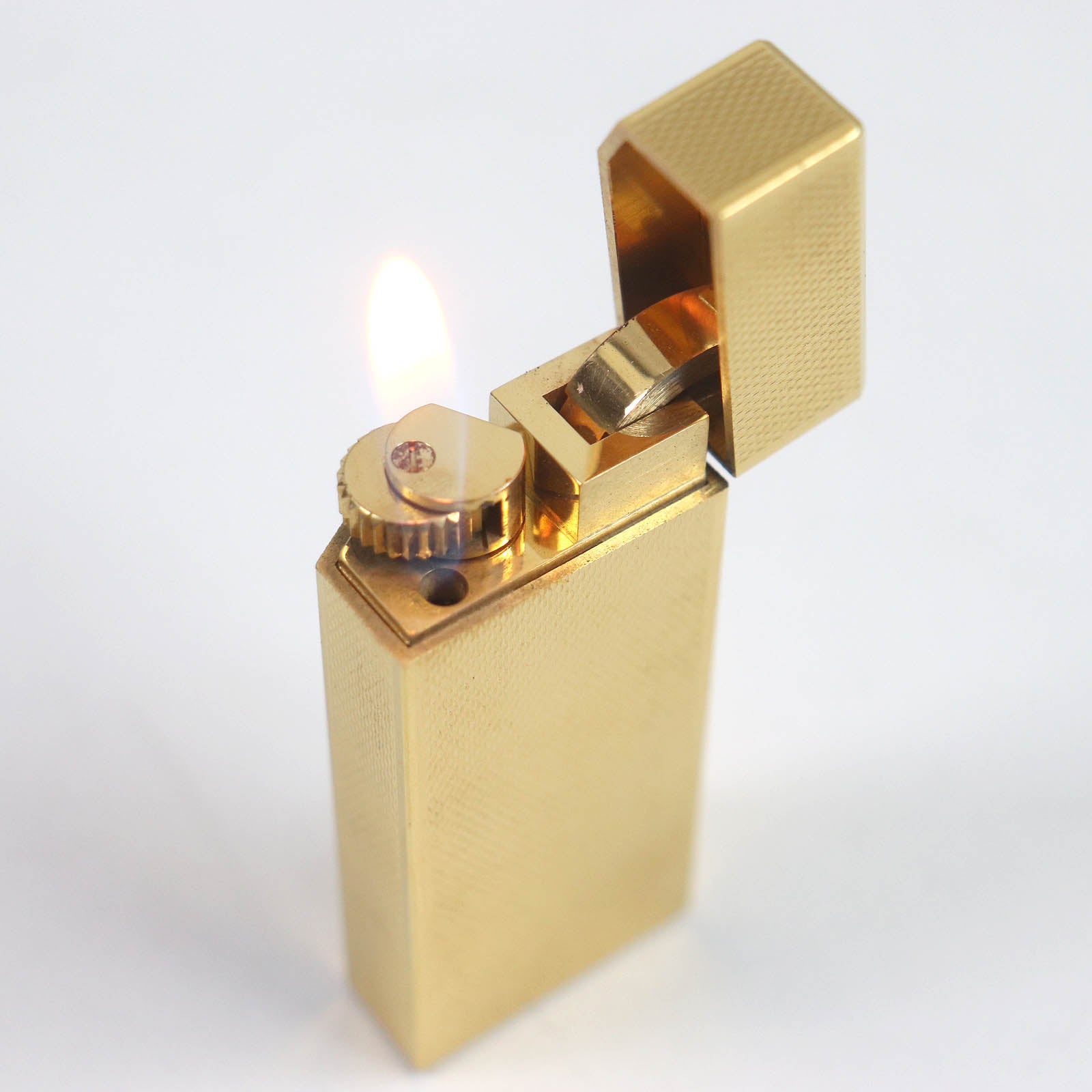 Cartier Gold Gas Lighter Swiss Made