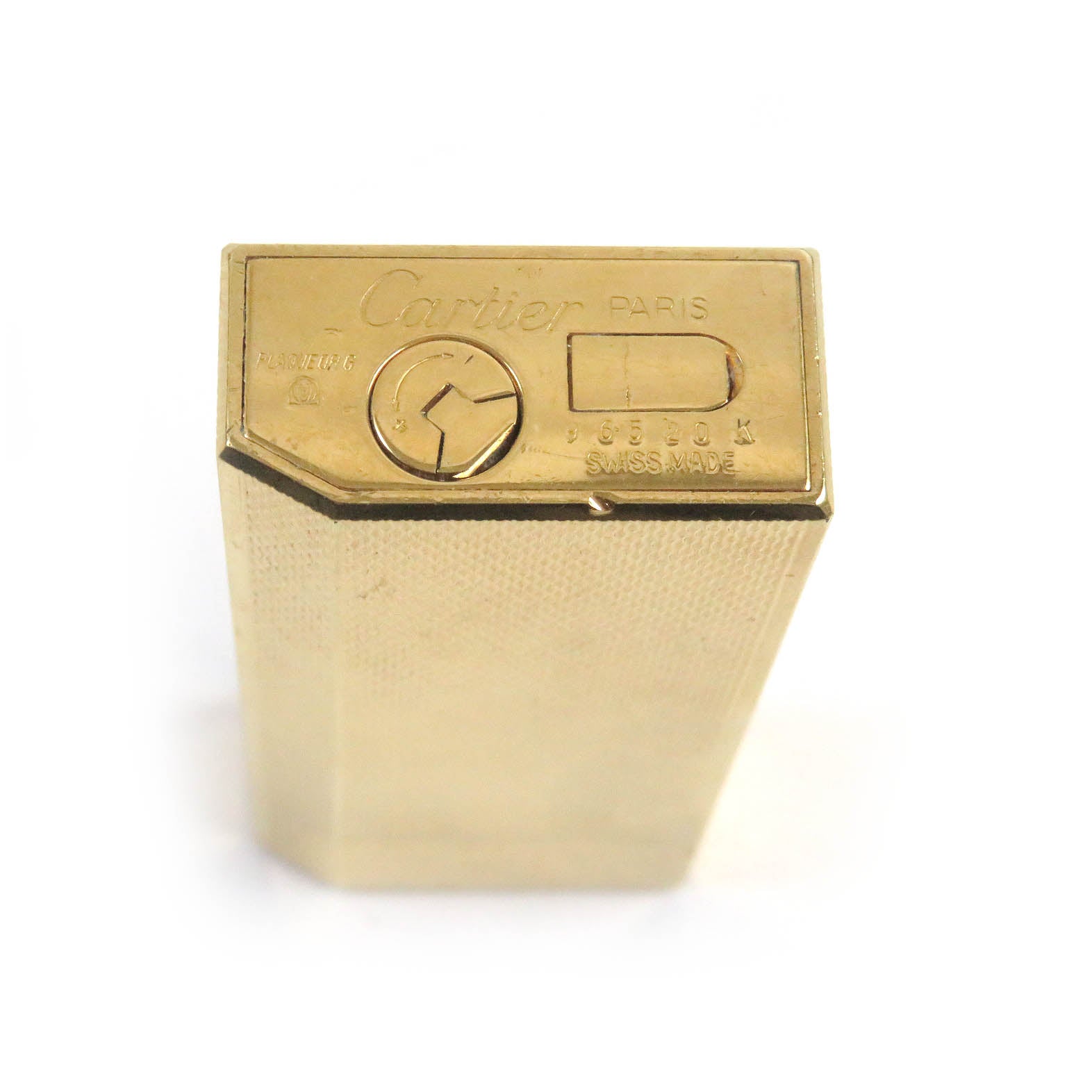 Cartier Gold Gas Lighter Swiss Made