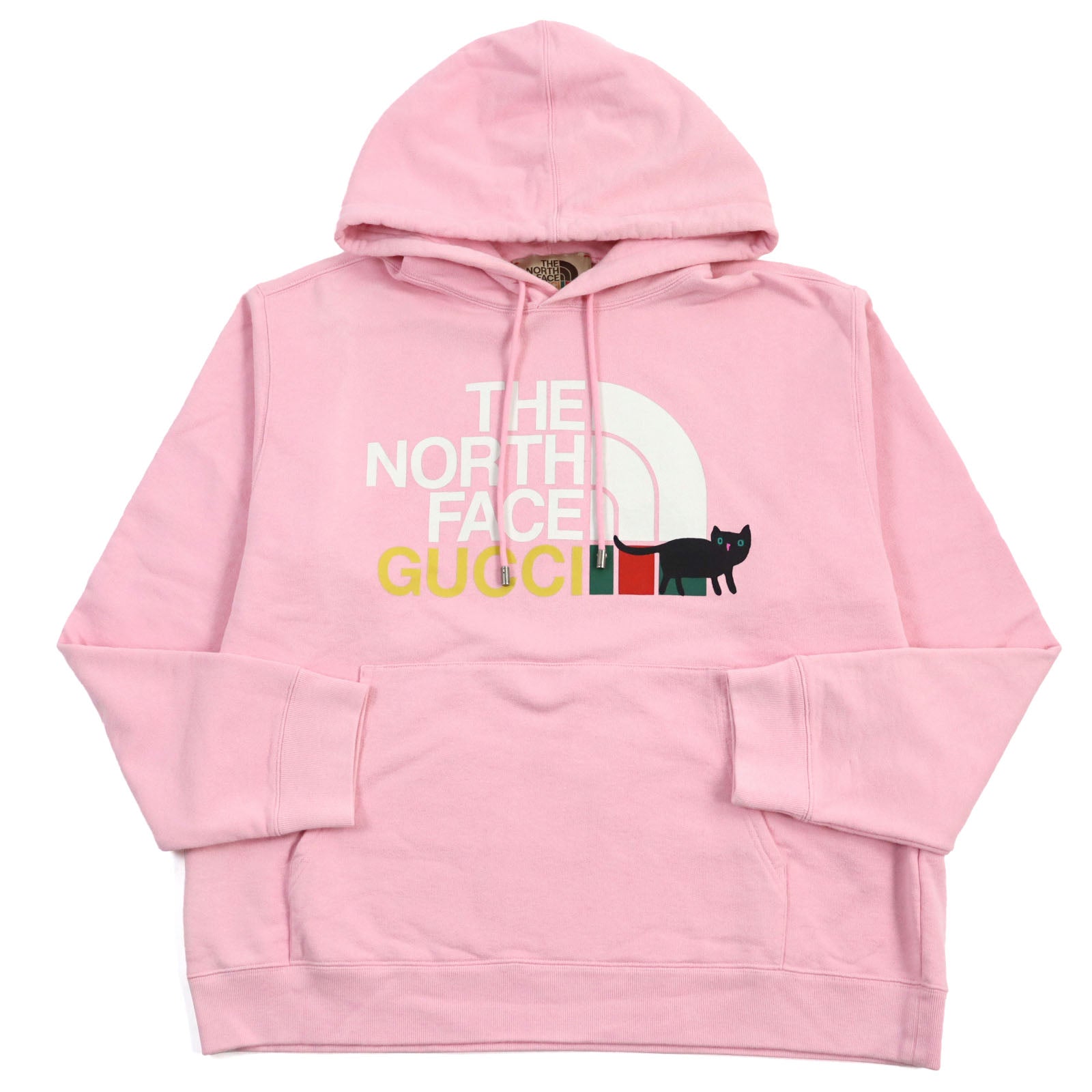 Gucci The North Face Logo Print Pullover Pink M