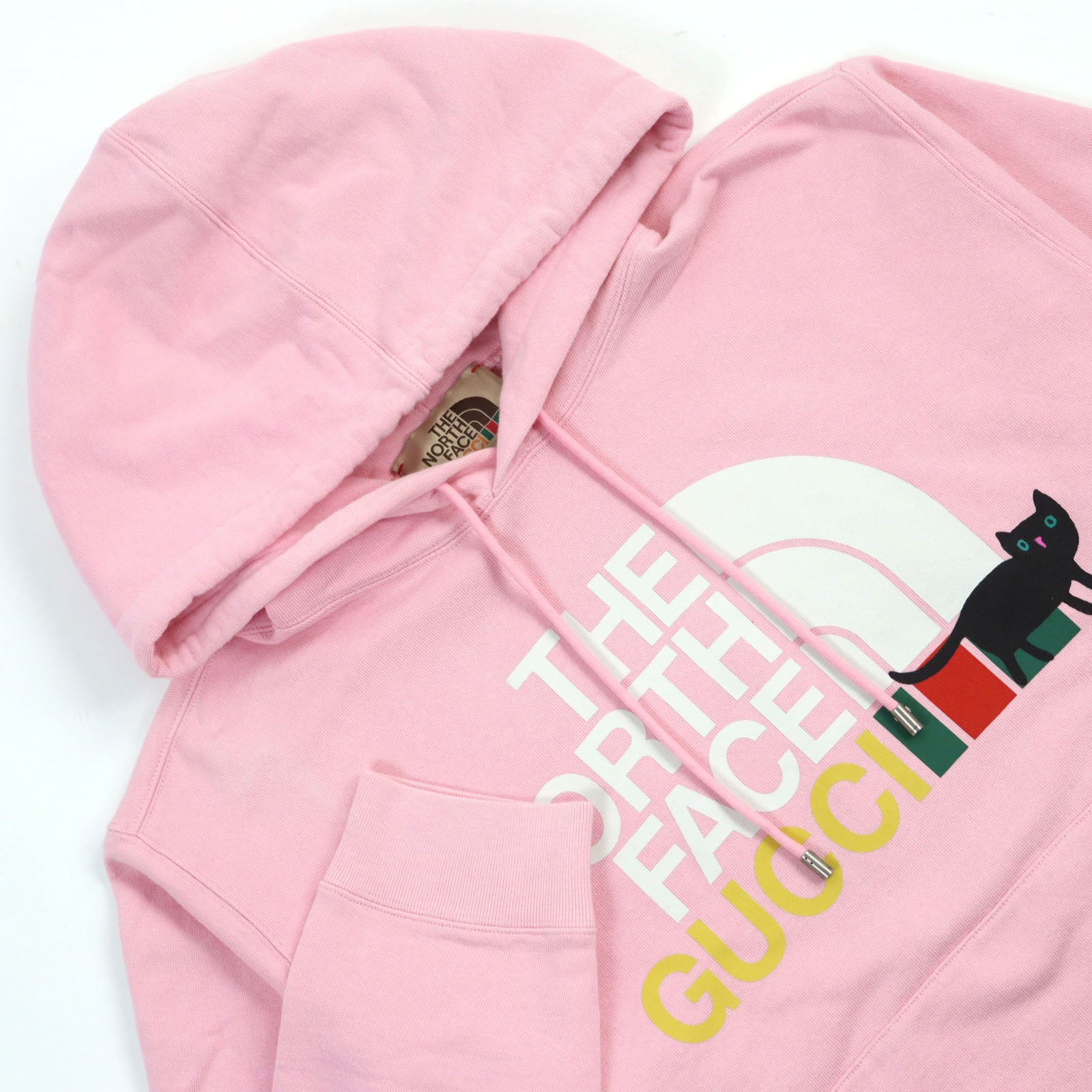 Gucci The North Face Logo Print Pullover Pink M