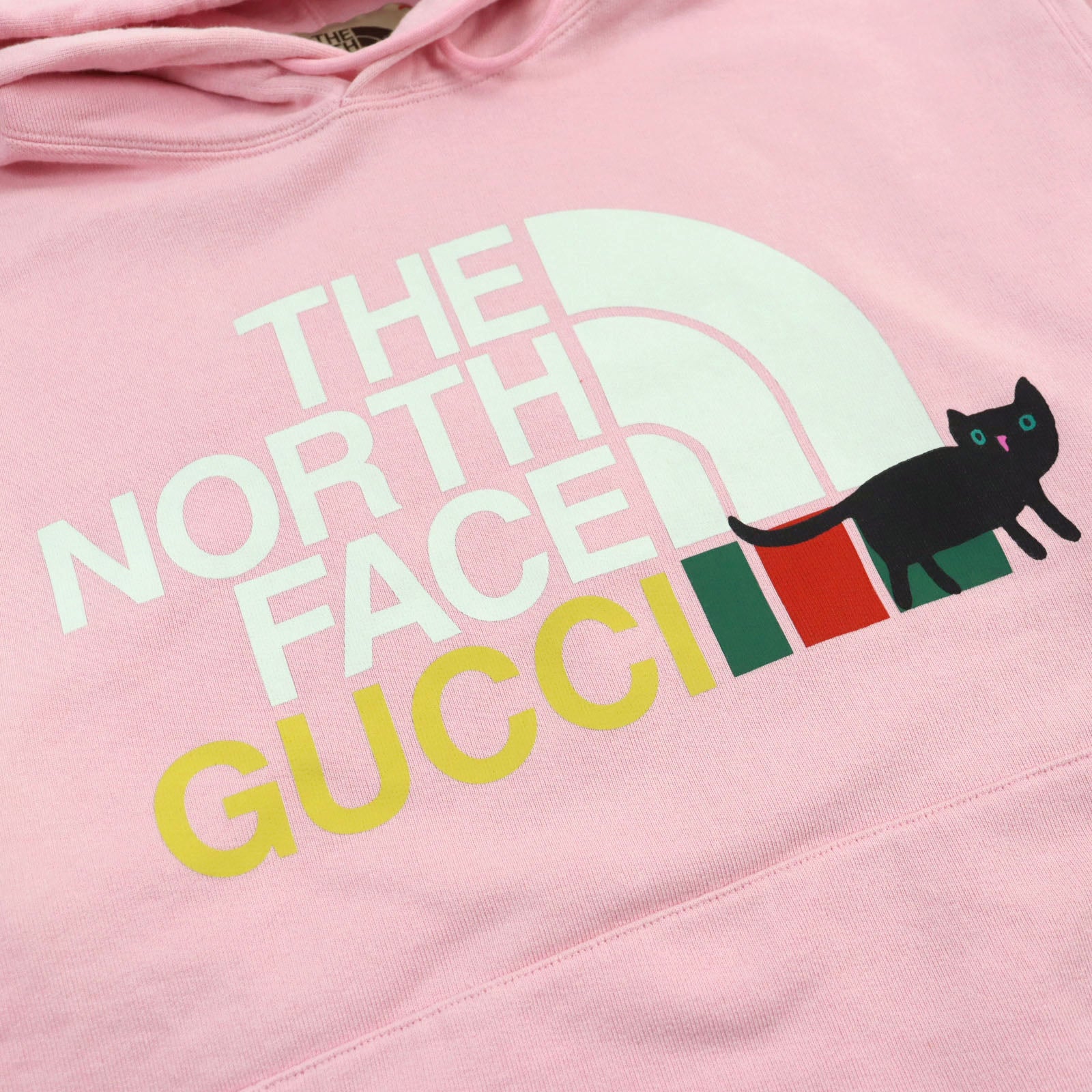 Gucci The North Face Logo Print Pullover Pink M