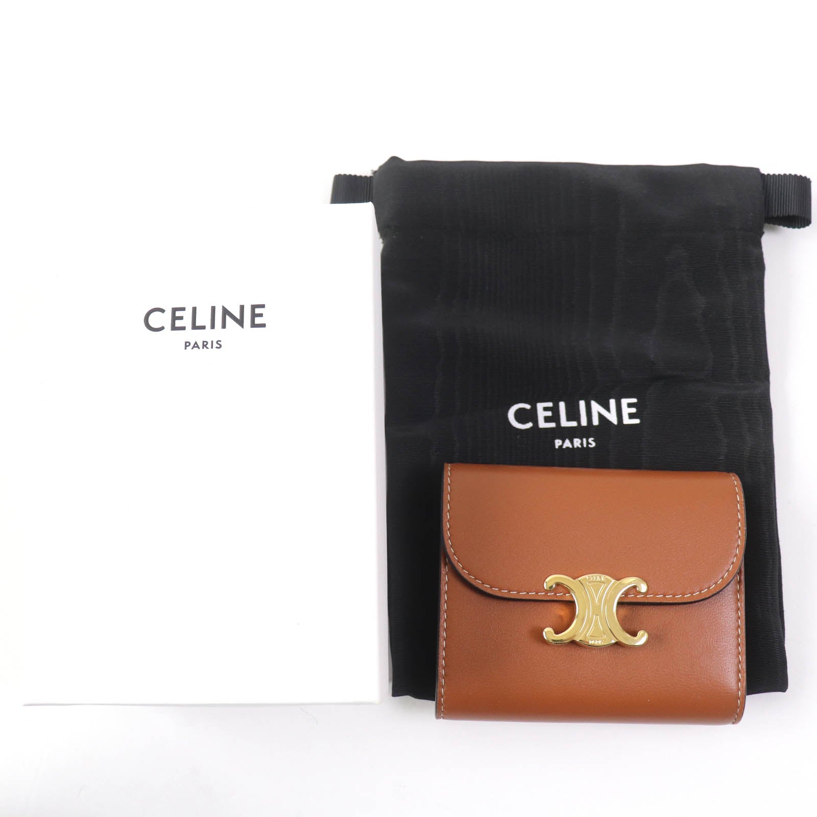 Celine Triomphe Small Lambskin Wallet