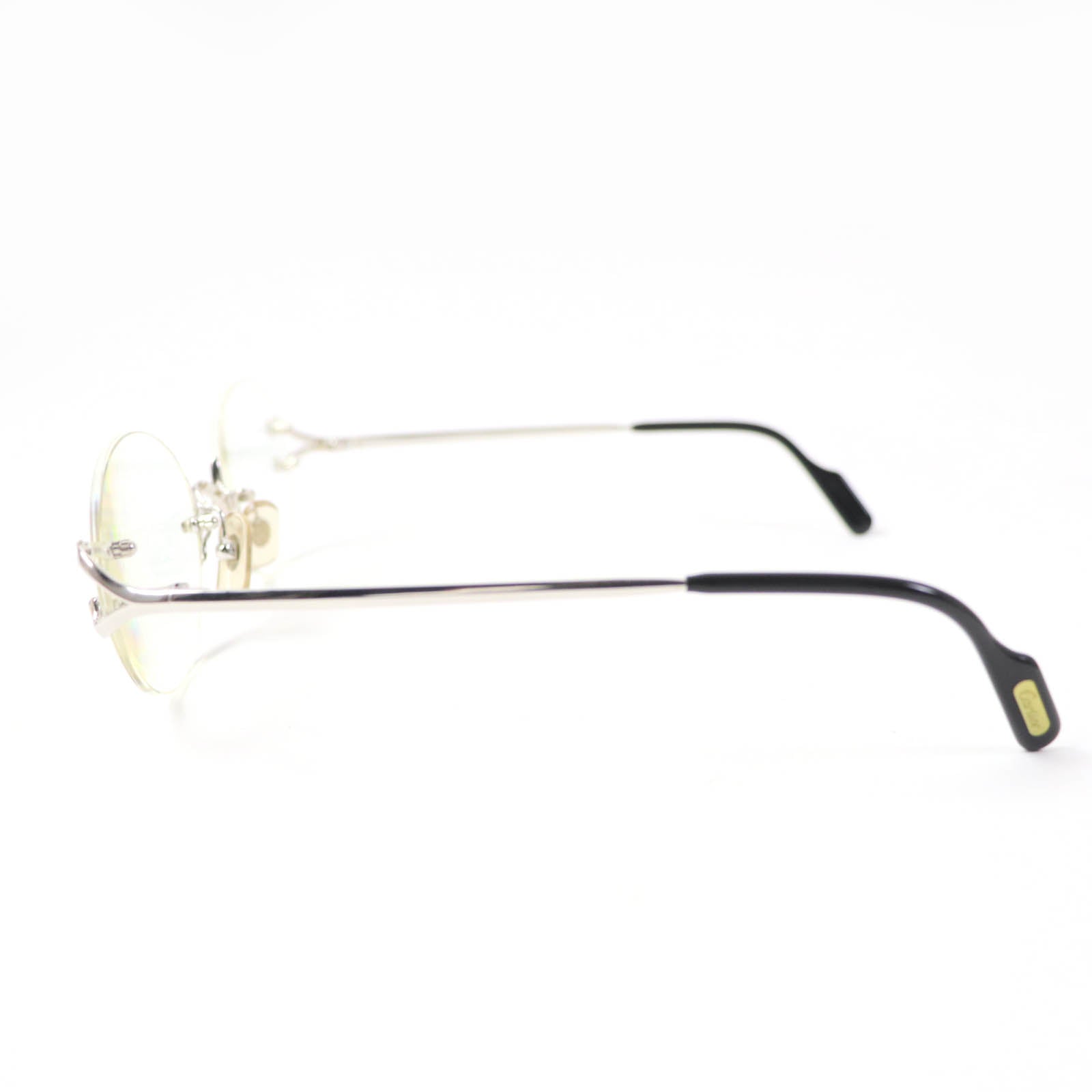 Cartier C Decor Glasses Eyewear Black Silver