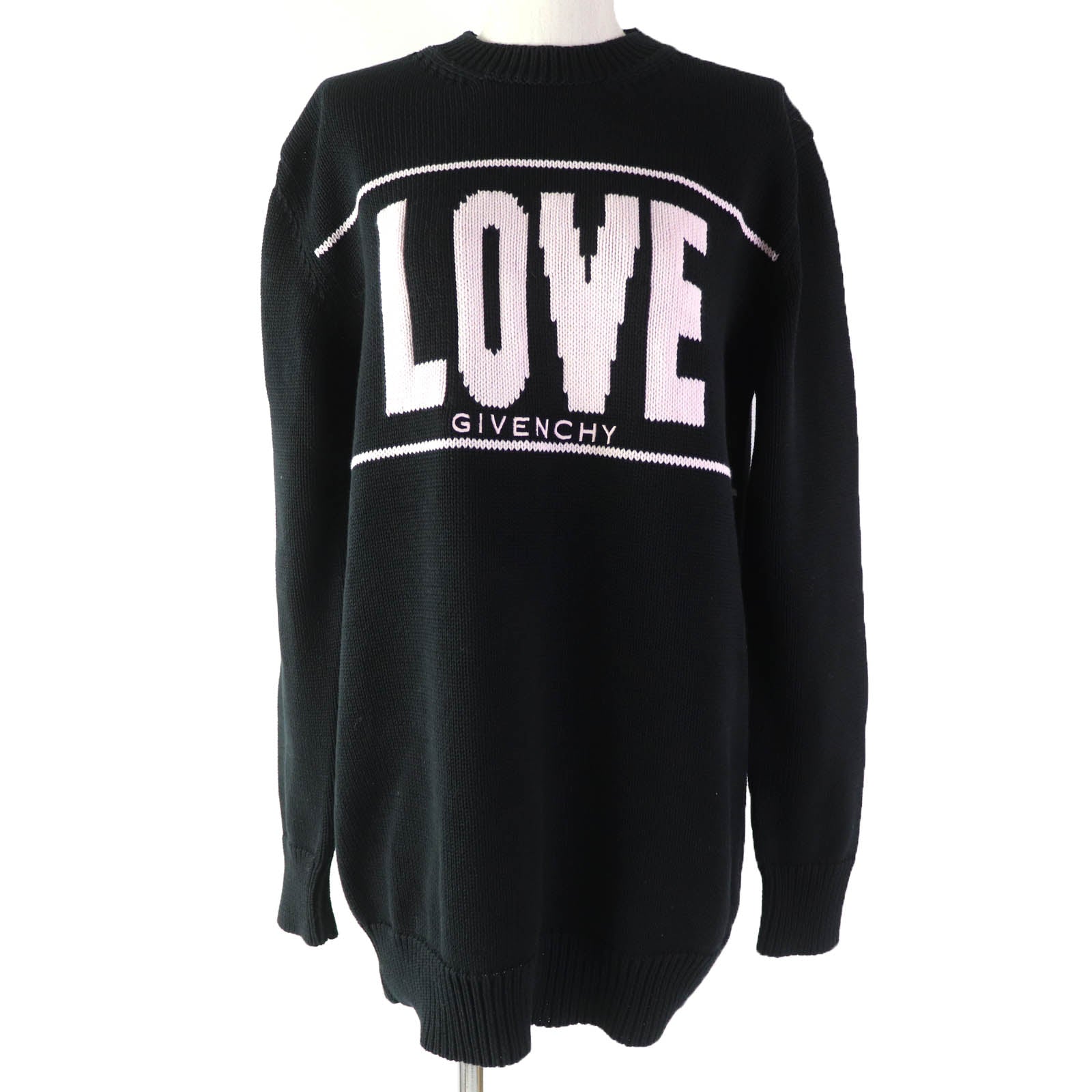 Givenchy LOVE Knit Sweater Black XS