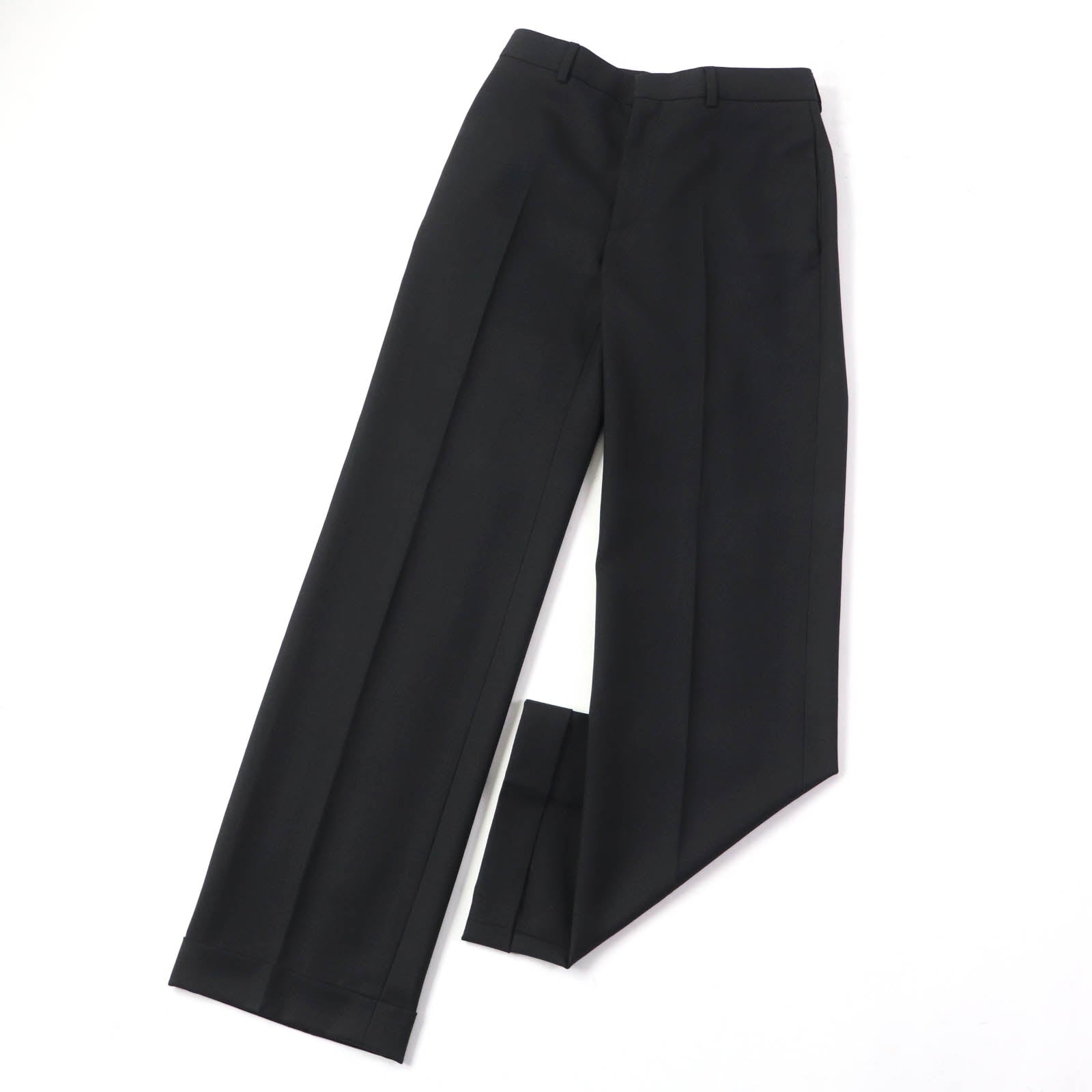 Celine Wool Gabardine Pants Black 34 Women