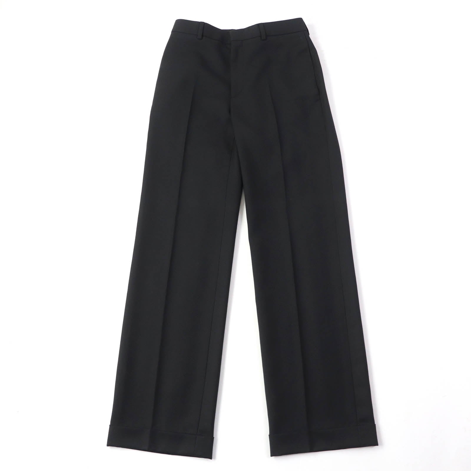 Celine Wool Gabardine Pants Black 34 Women