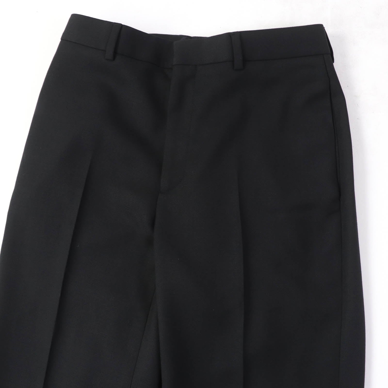 Celine Wool Gabardine Pants Black 34 Women