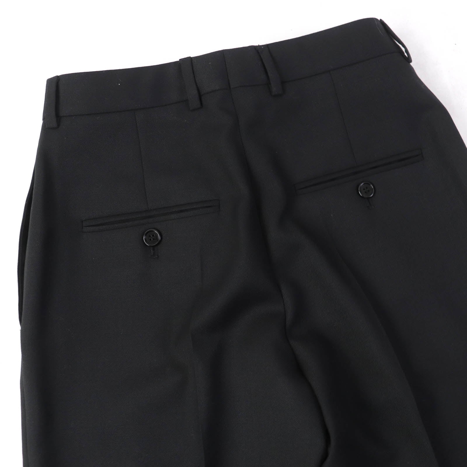 Celine Wool Gabardine Pants Black 34 Women