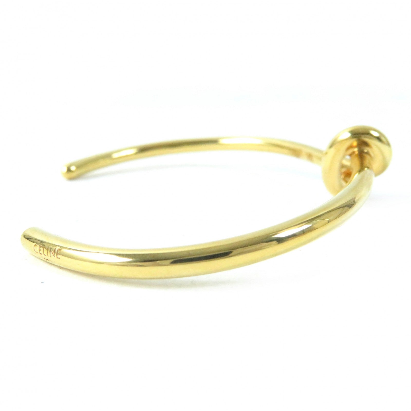 Celine Knot Extra-Thin Bracelet Gold