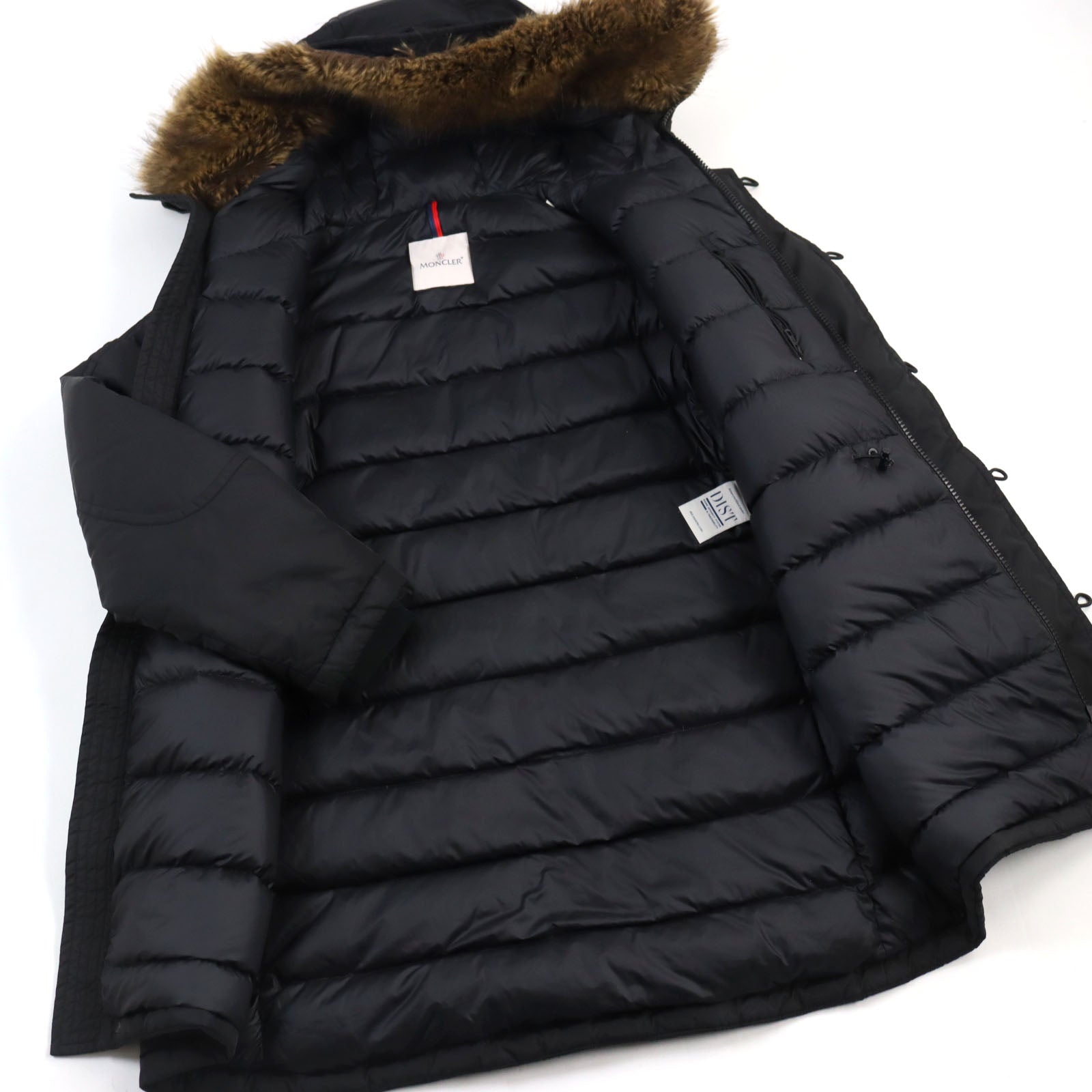 Moncler Nylon Hooded Jacket Black