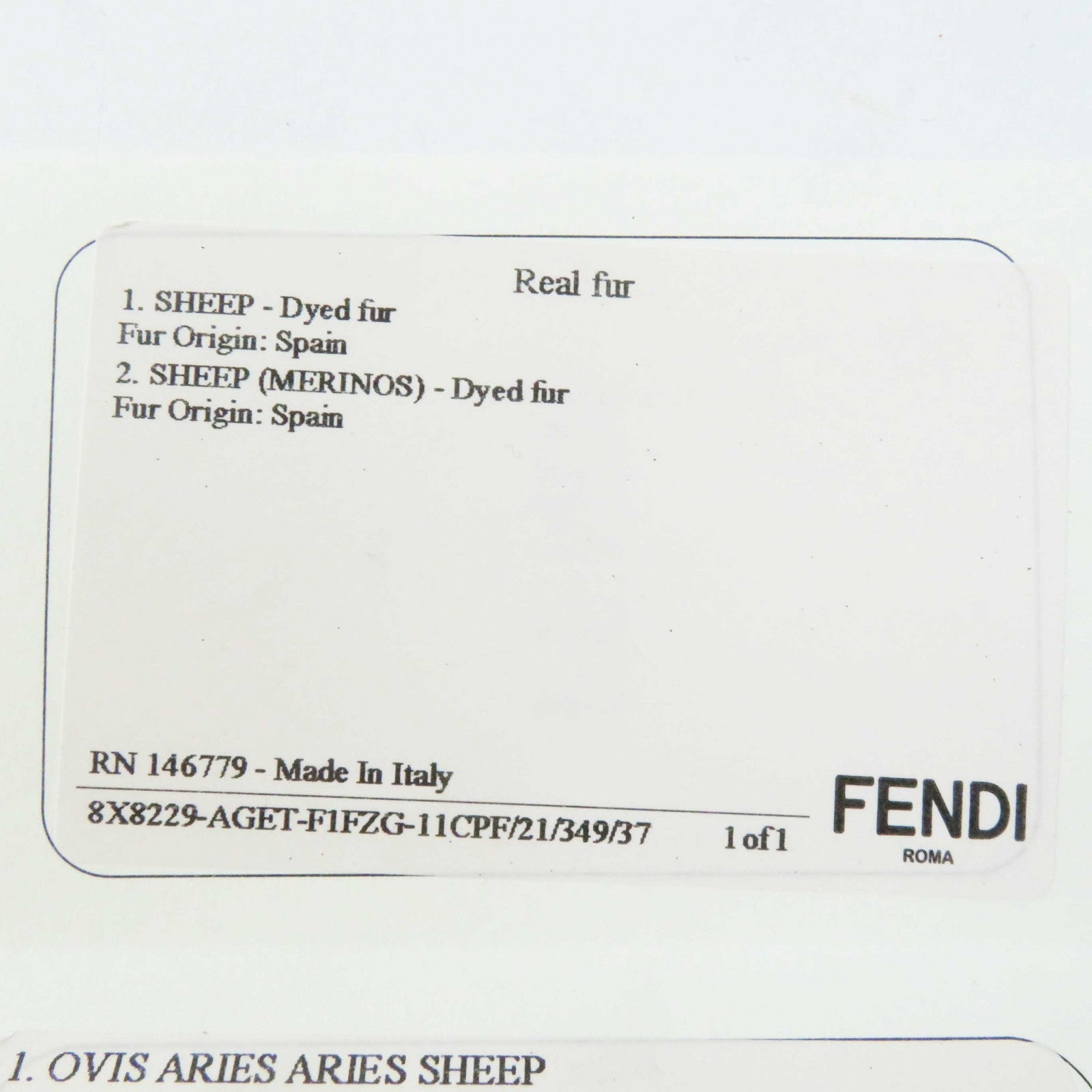 Fendi Skims Collaboration Zucca Sheep Fur Sandals