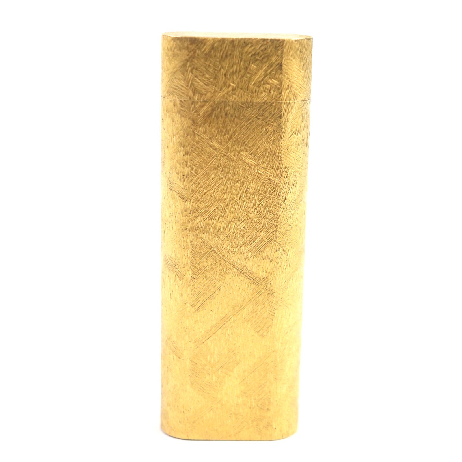 Cartier Oval Pattern Roller Gas Lighter Gold