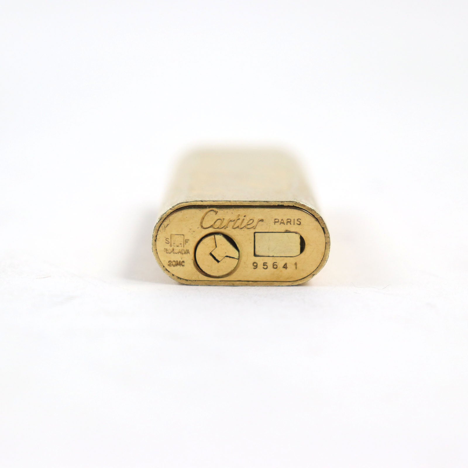 Cartier Oval Roller Lighter Gold