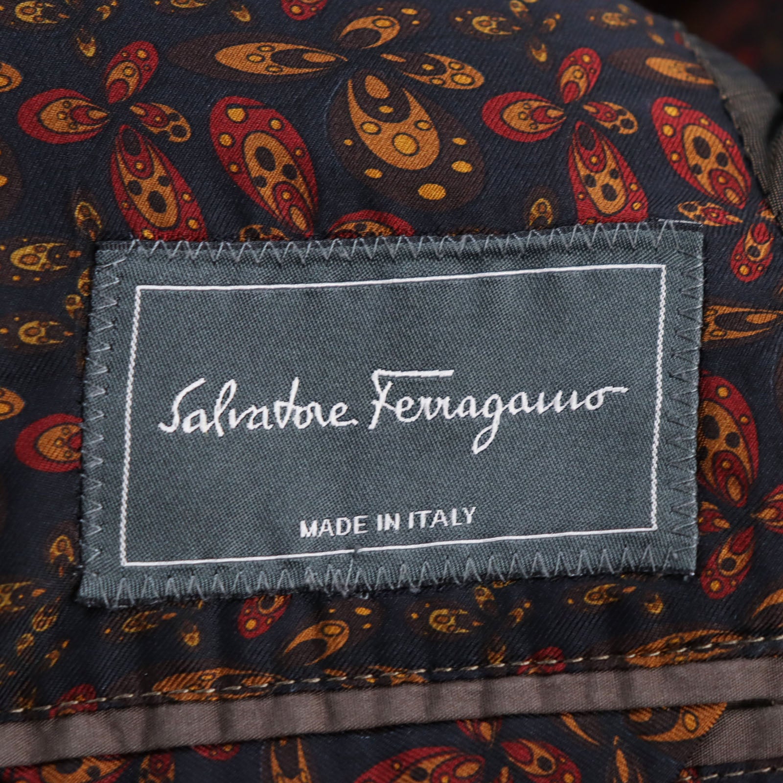 Salvatore Ferragamo Wool Silk Cashmere Tweed Jacket